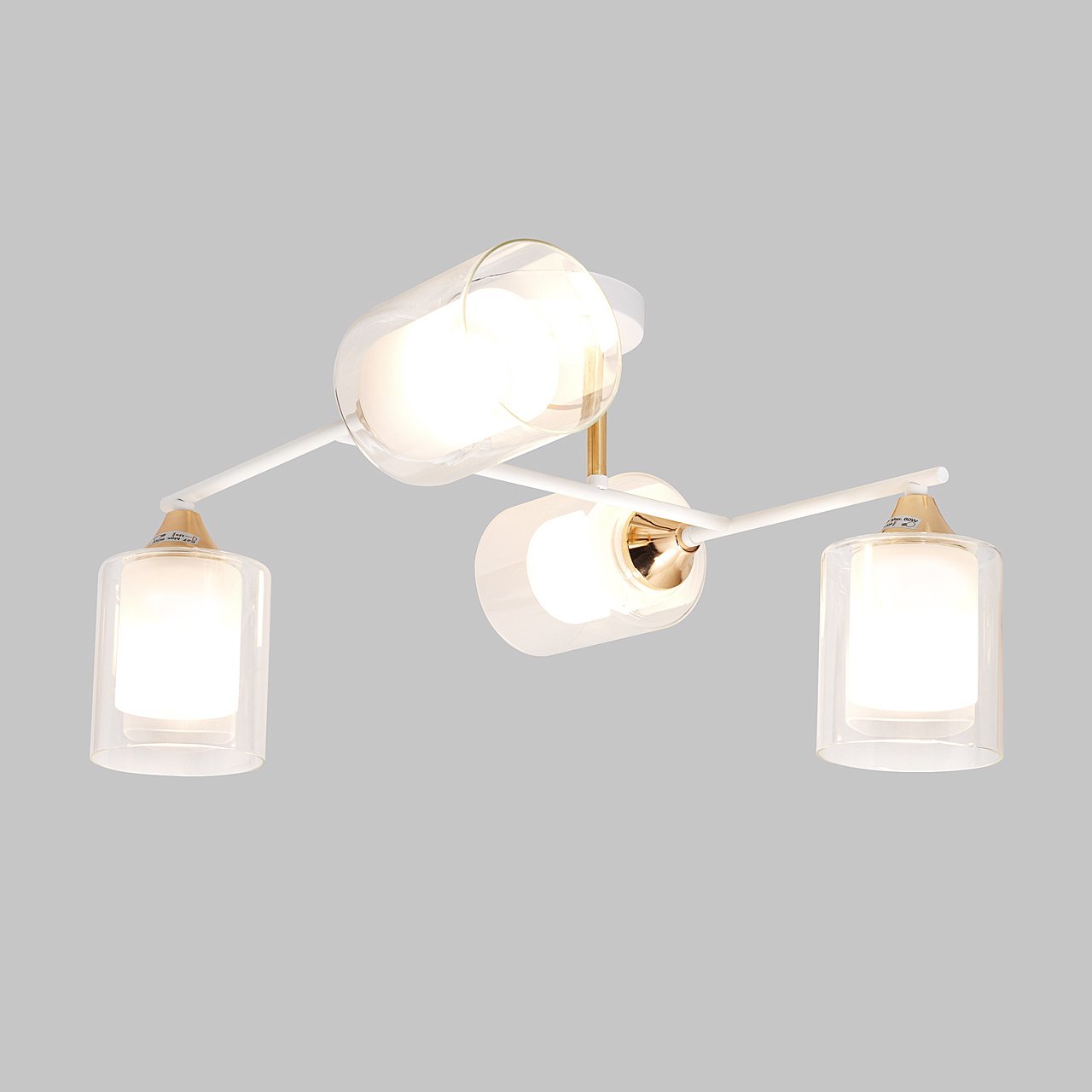 MD.2188-4-S-WH+FGD Потолочная люстра IMEX MD.2188-4-S-WH+FGD