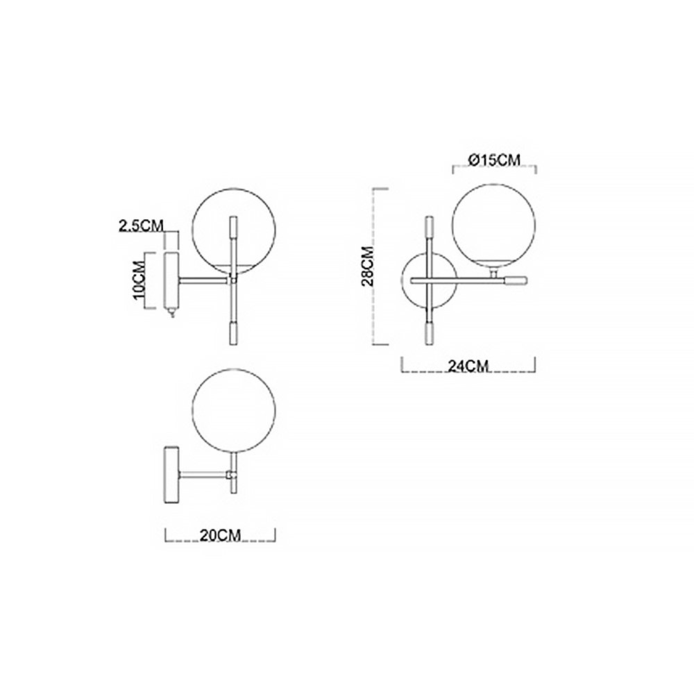 A2225AP-1BK Настенное бра Arte Lamp Arkab A2225AP-1BK