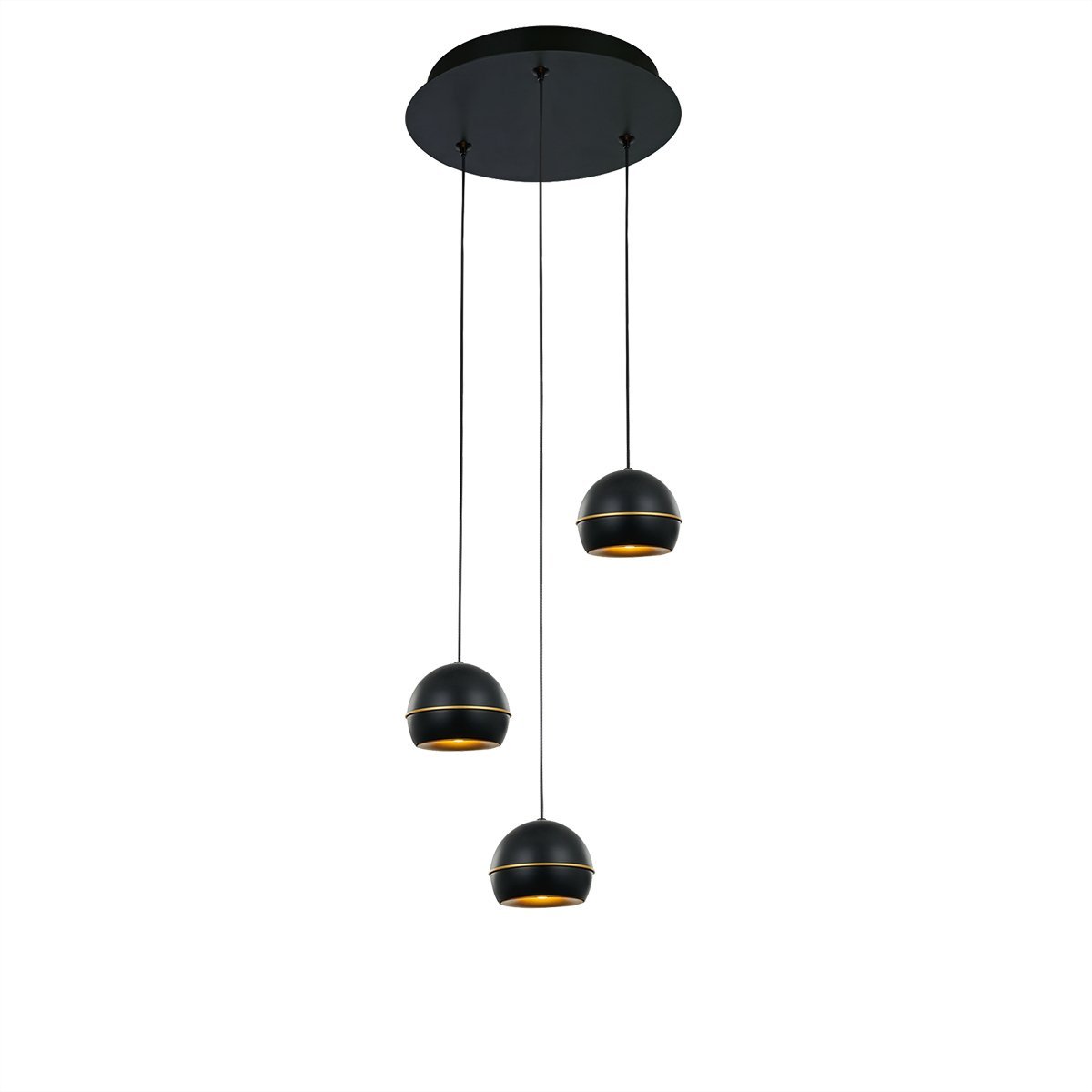 MD21001034-3A black/gold Светильник подвесной Delight Collection MD21001034 MD21001034-3A black/gold