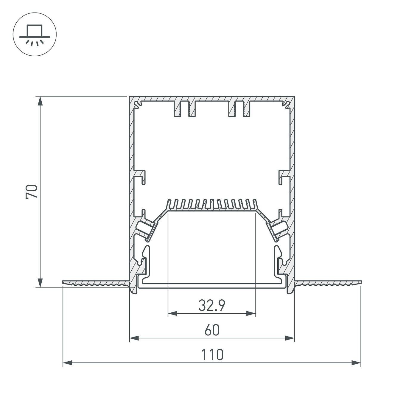 Профиль Arlight Fantom 027161