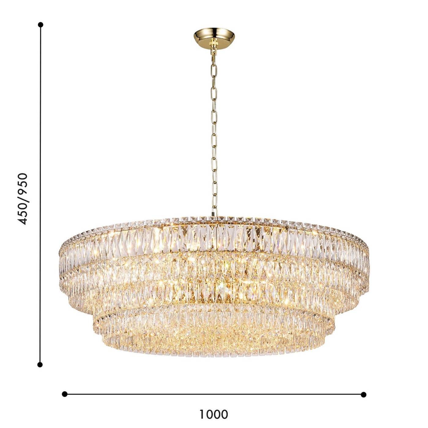 4781-24P Подвесная люстра Favourite Adamas 4781-24P