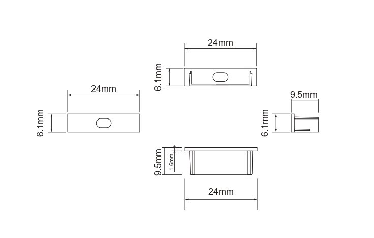 00-00008621 Заглушка для профиля RC SWG Standard 00-00008621
