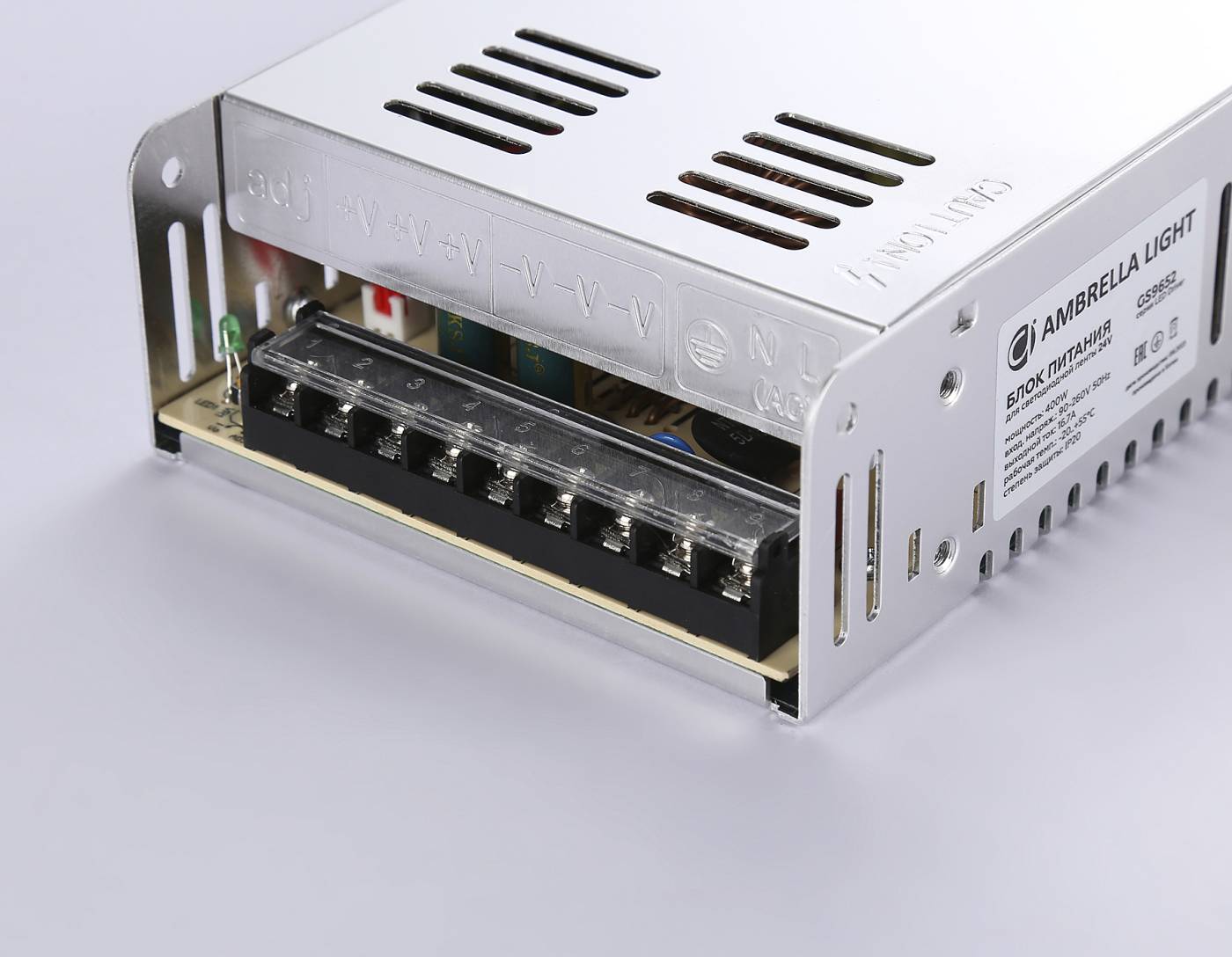 Блок питания для светодиодной ленты 24V 400W Ambrella LED Driver 24V GS9652
