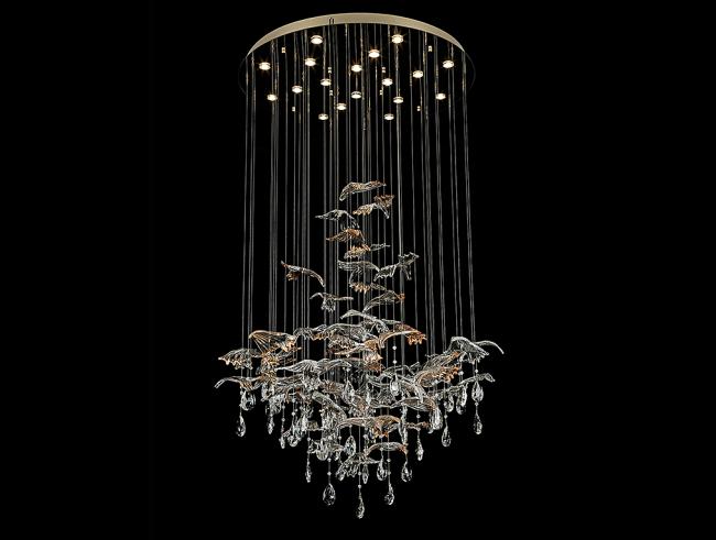 8220/80 С gold polished Люстра каскадная Newport Verona 8220/80 С gold polished