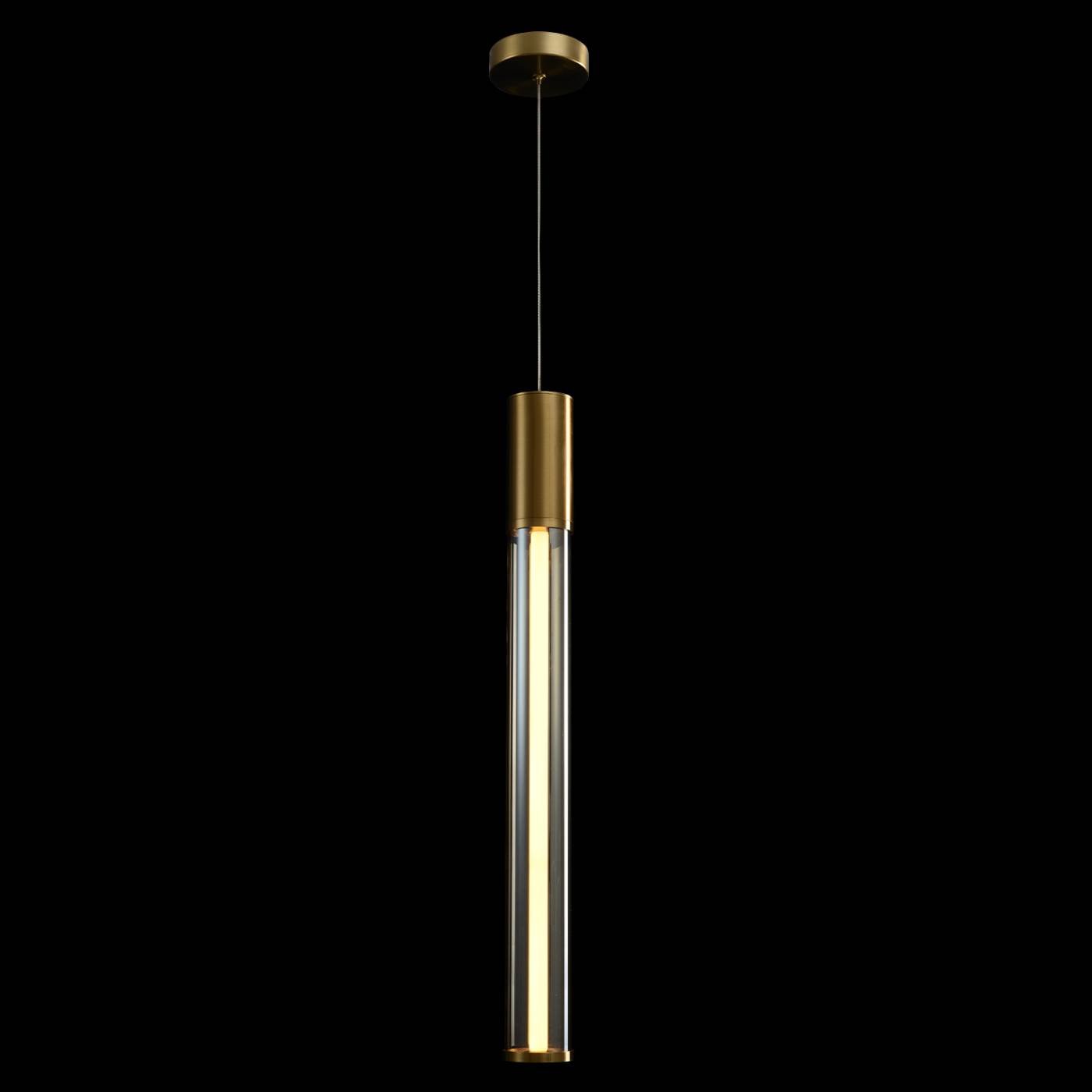 Светильник подвесной Crystal Lux Lineup LINEUP SP11W LED BRASS
