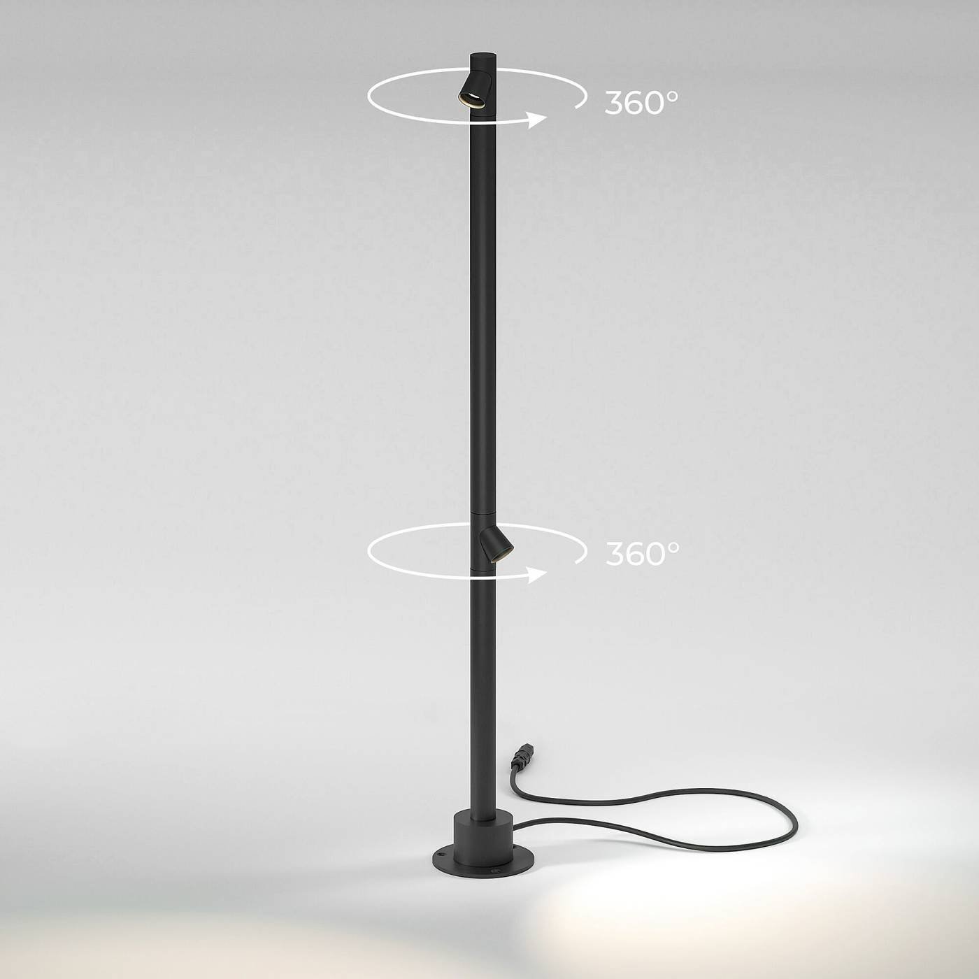 Уличный наземный светильник Elektrostandard Rone Rone (35175/F) черный