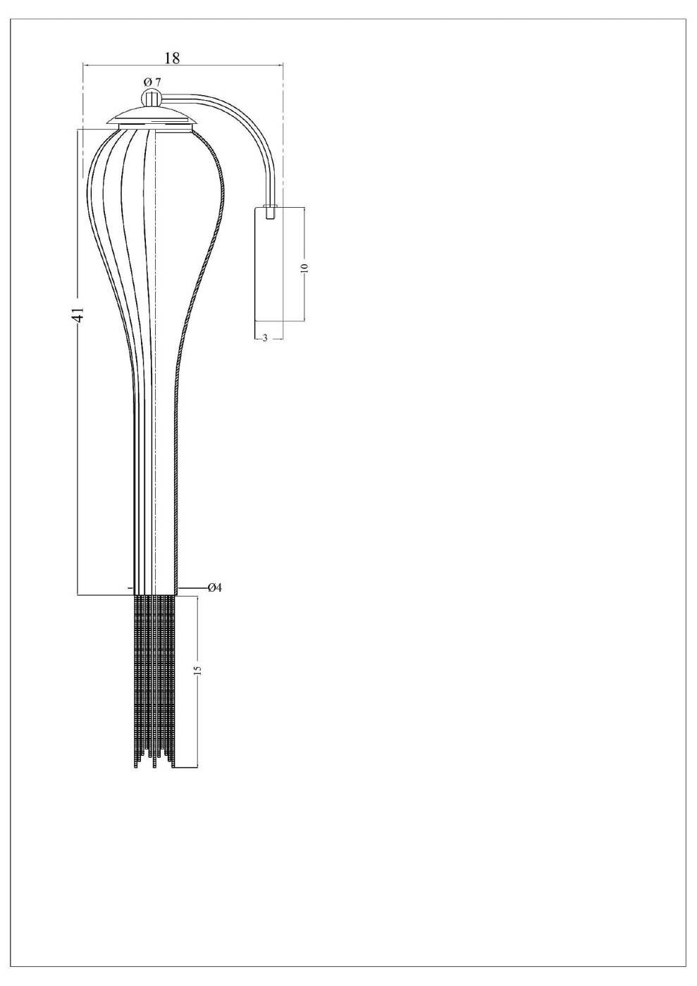 Настенное бра Arte Lamp Waterfall A1577AP-1CC