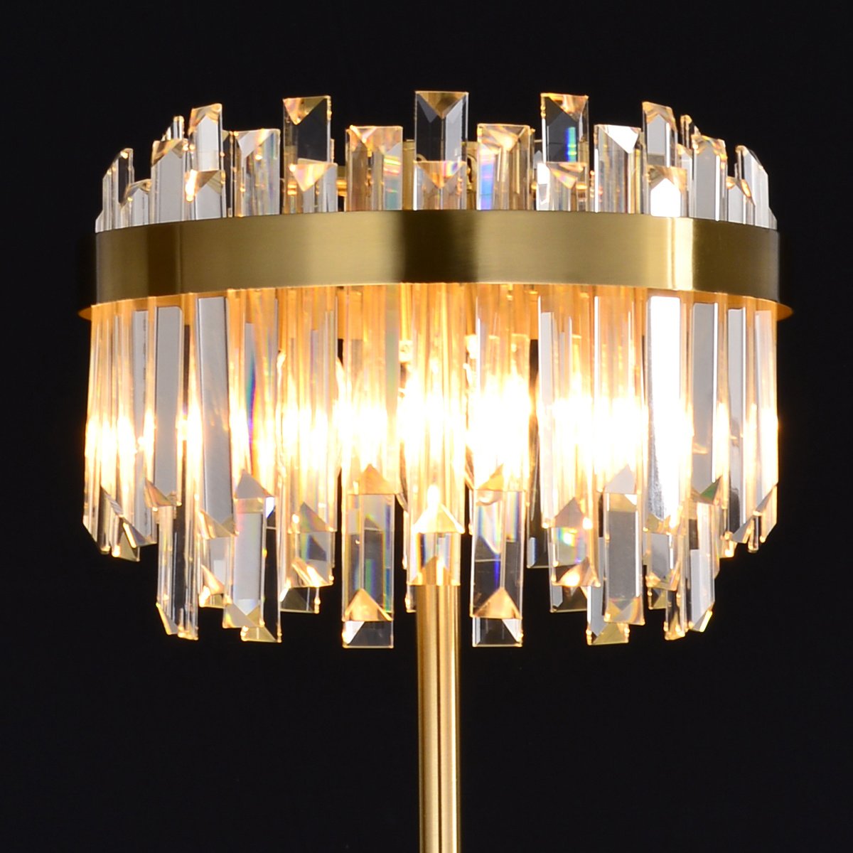 Торшер напольный ILLUMICO IL5189-4FLS-29 BRASS MIRAGE