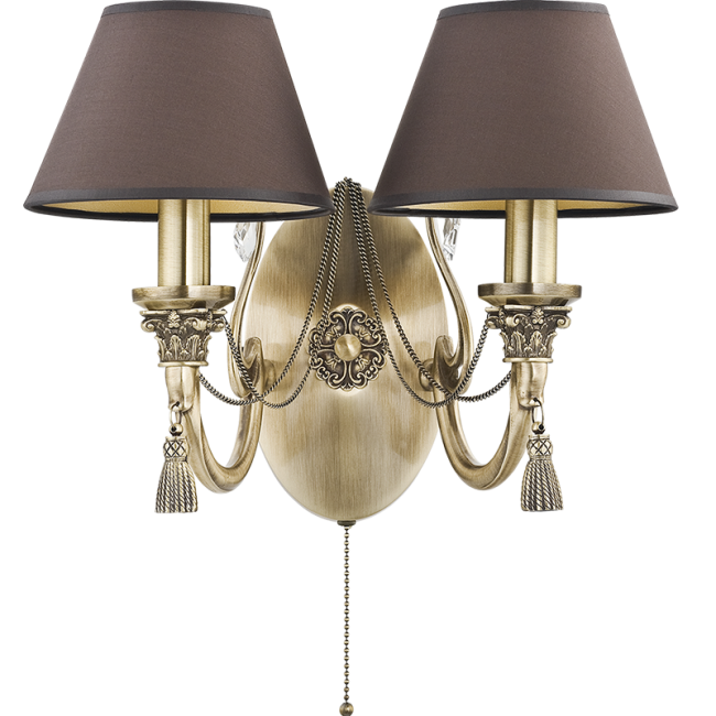 Настенное бра Kutek Roma (абажур) ROM-K-2(P/A)