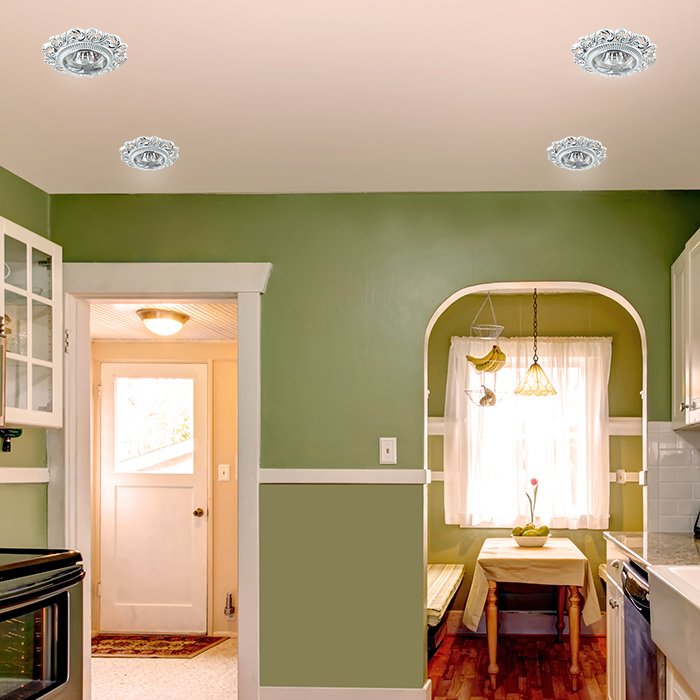 Встраиваемый светильник с узорами Vintage 370028 Novotech