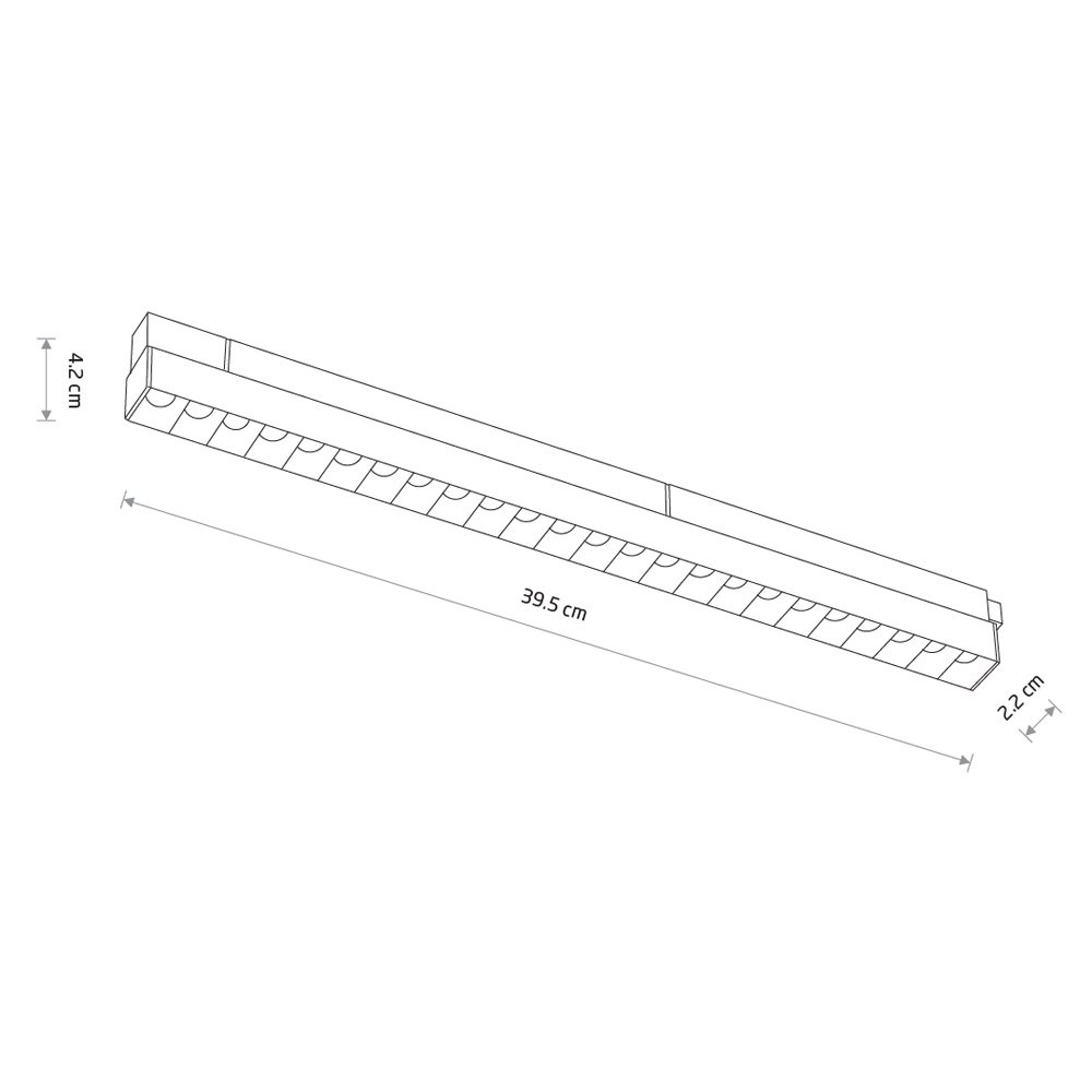 11630 Трековый светильник Nowodvorski Focus Led 11630