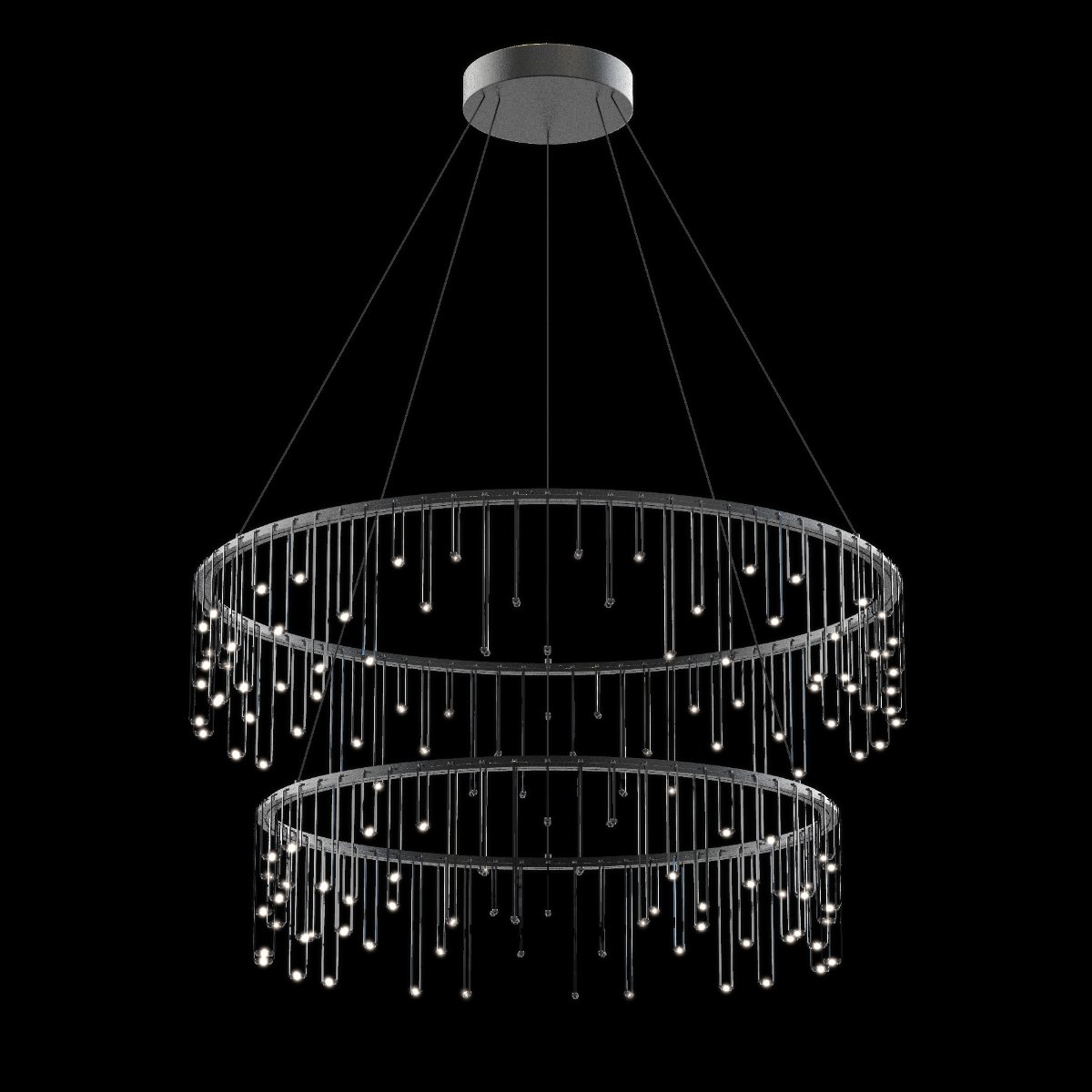 MD23001008-2B black Подвесная люстра Delight Collection MD23001008 MD23001008-2B black