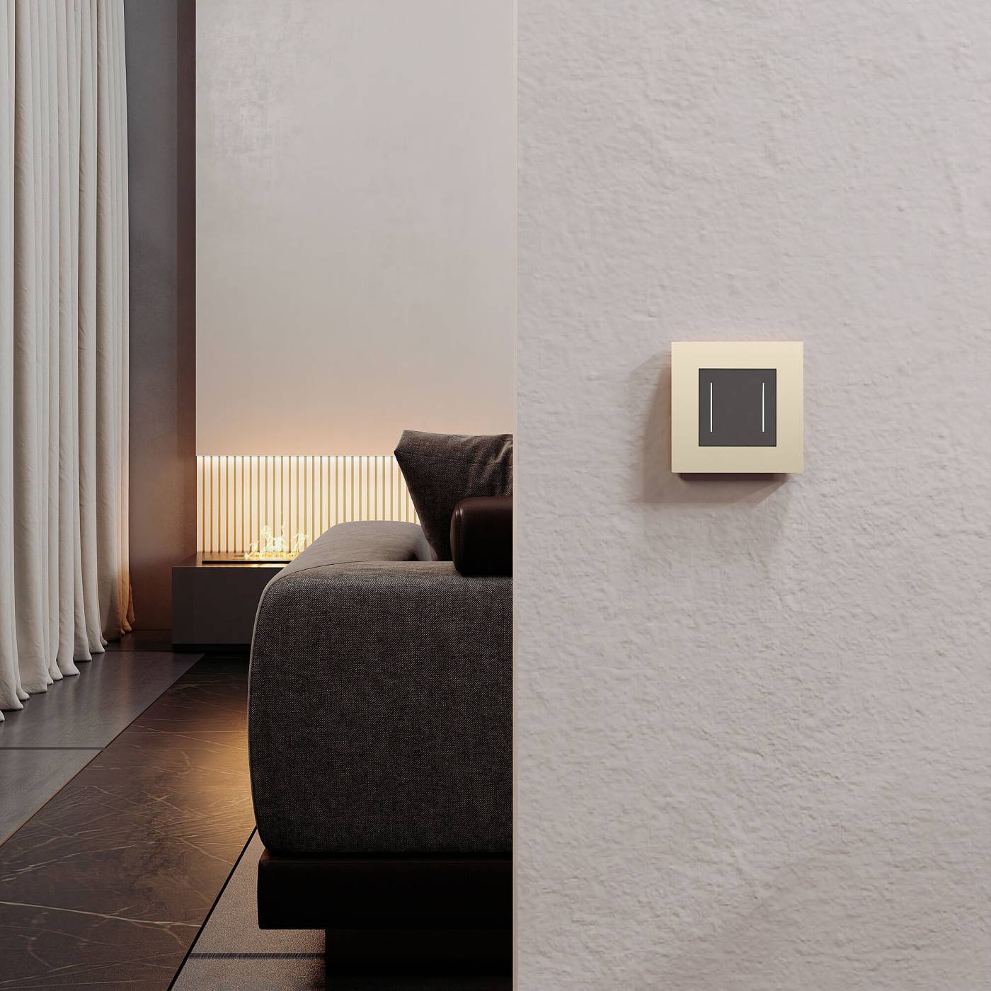 Рамка Werkel Slab айвори софт W0012962/ Рамка на 1 пост Slab (айвори софт)