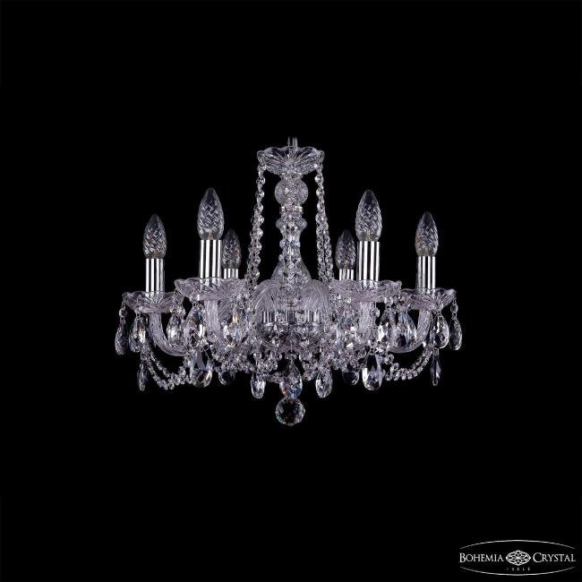 1402/6/160 Ni Подвесная хрустальная люстра 1402 Bohemia 1402/6/160 Ni
