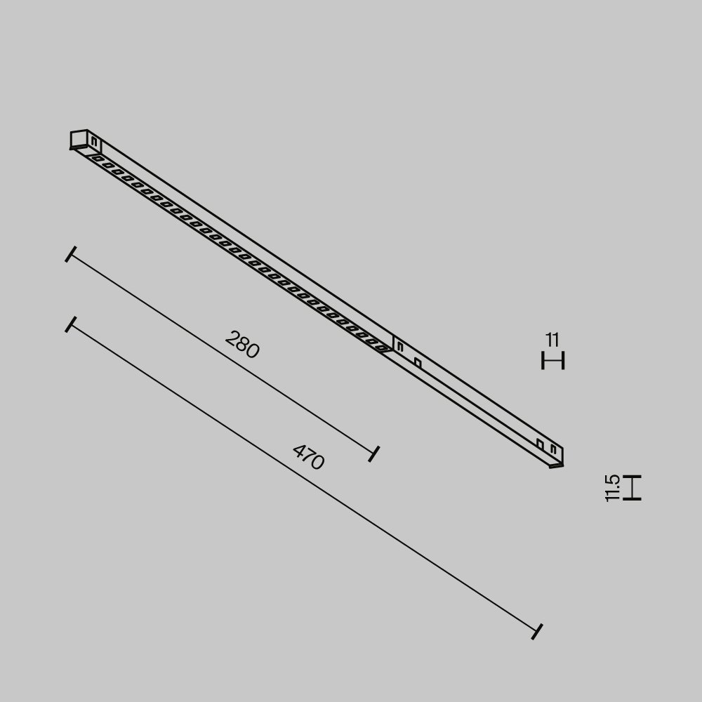 Трековый светильник Technical TR241-4-6WTW-DD2-B