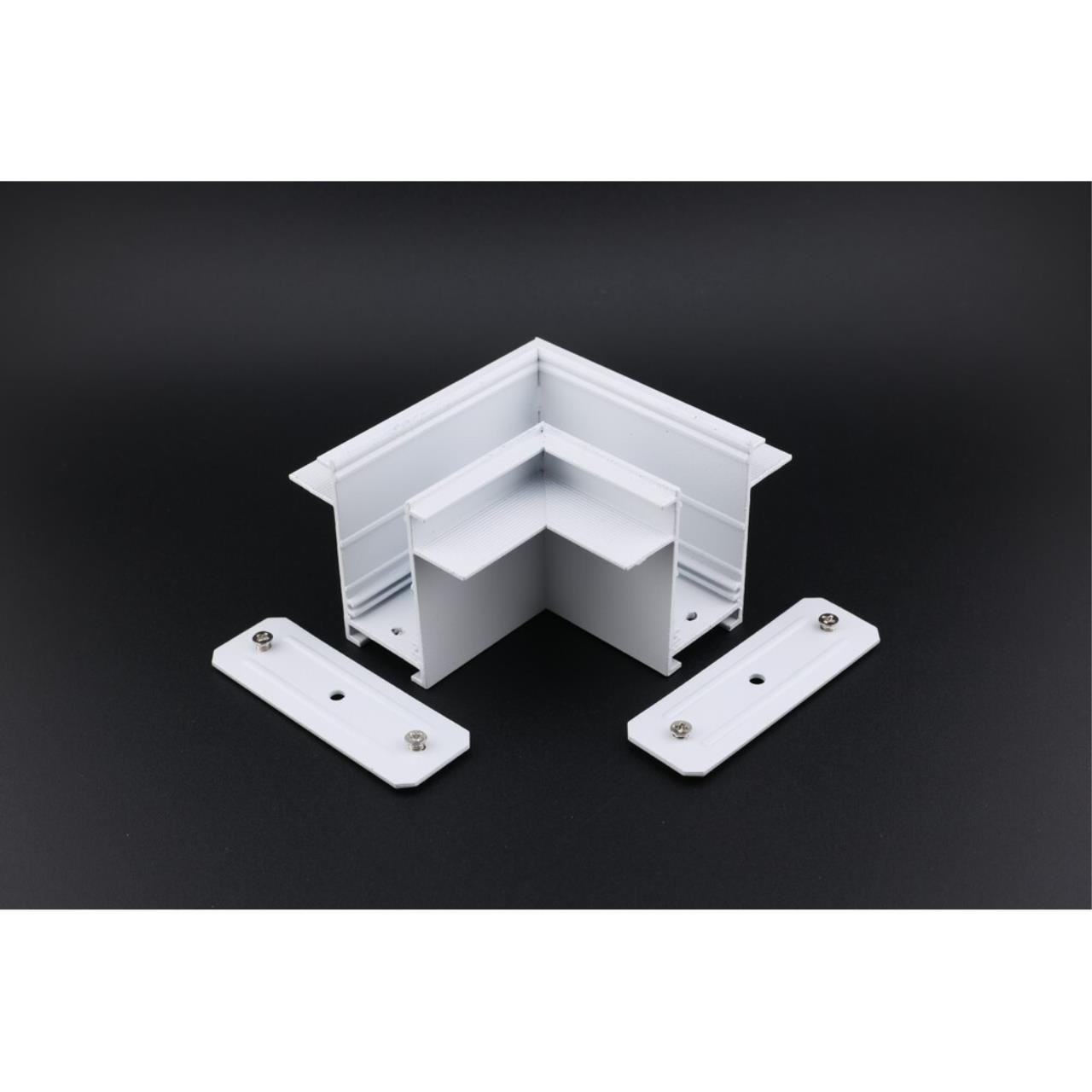 Трековый соединитель угловой плоский Magnetic track 220 Aployt APL.0285.10.01