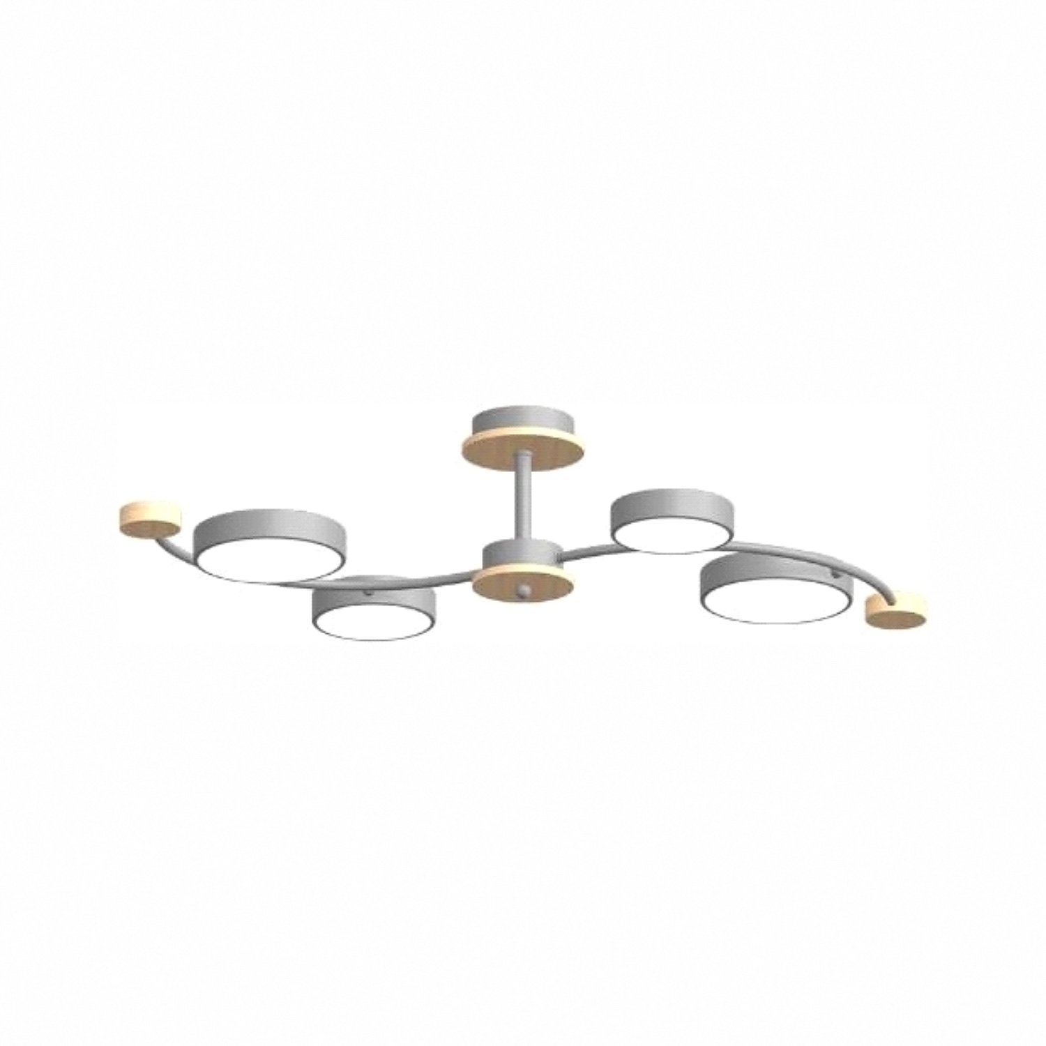 L3206-800 GR Потолочная люстра L LED4U L3206-800 GR