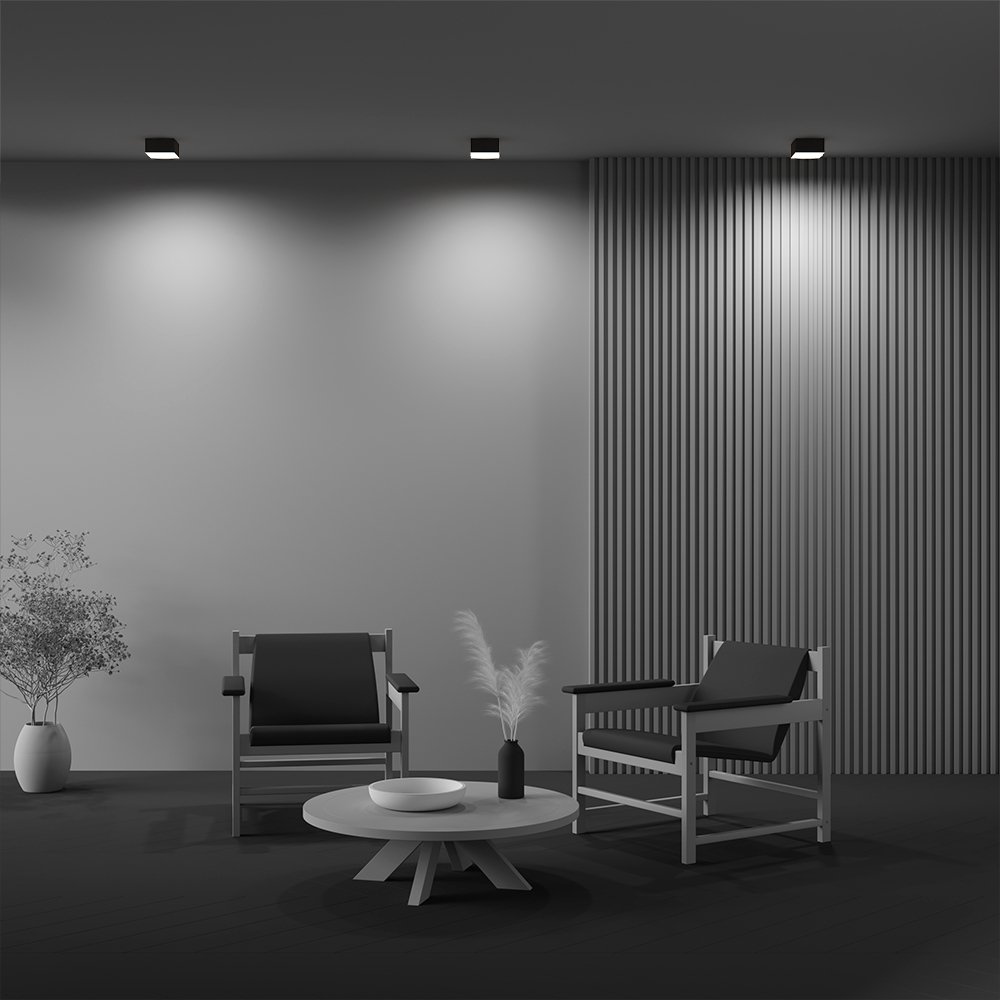 C032CL-12W3K-SQ-B Светильник потолочный Maytoni Zon C032CL-12W3K-SQ-B