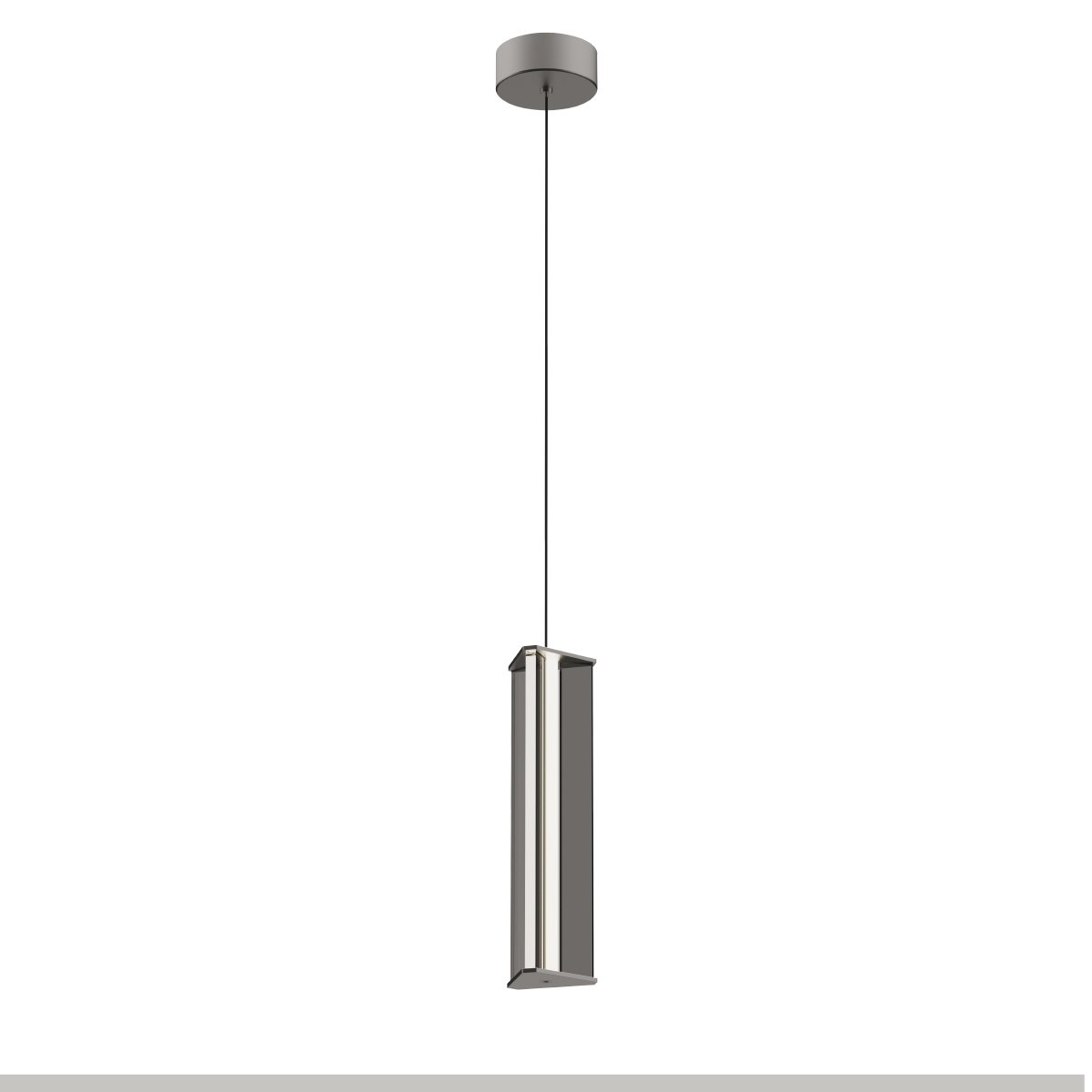 MD24001031-1B nickel/grey Светильник подвесной Delight Collection MD24001031 MD24001031-1B nickel/grey