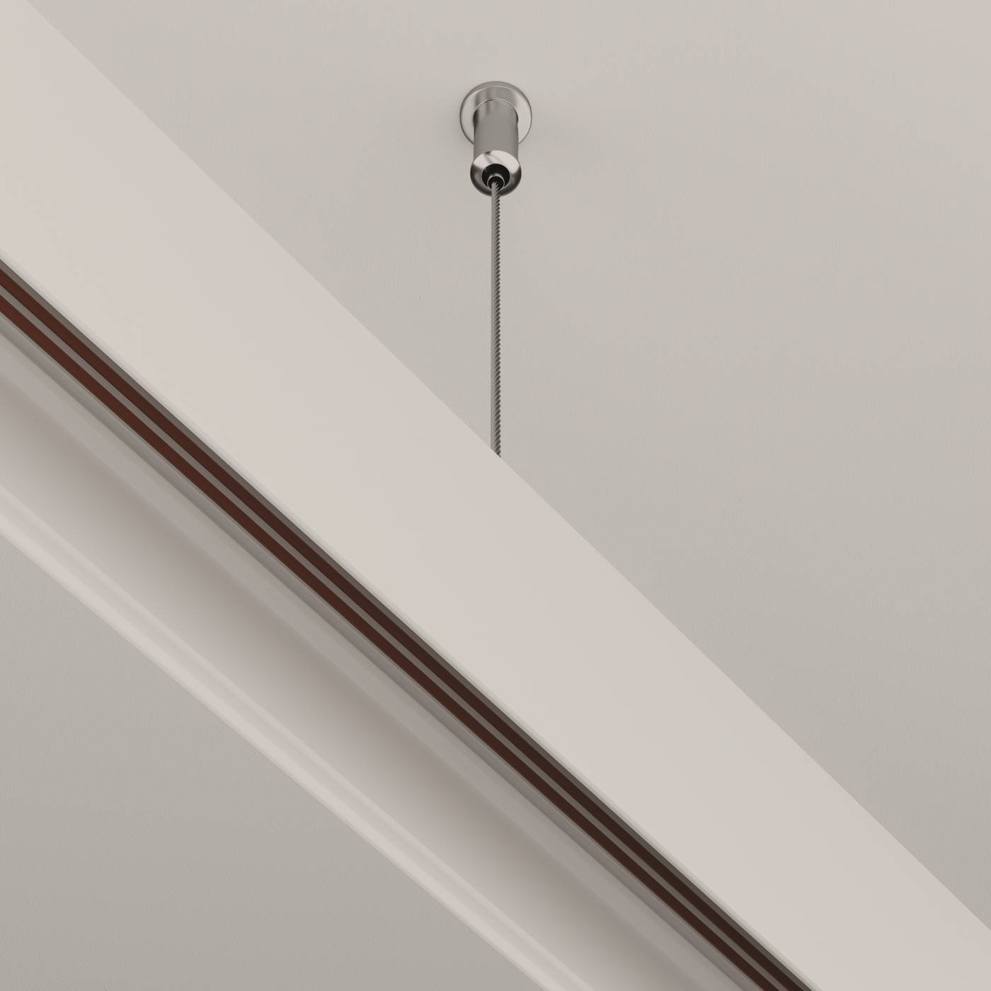 Подвес тросовый 2шт Exility белый Maytoni Accessories For Tracks Exility TRA034SW-2W