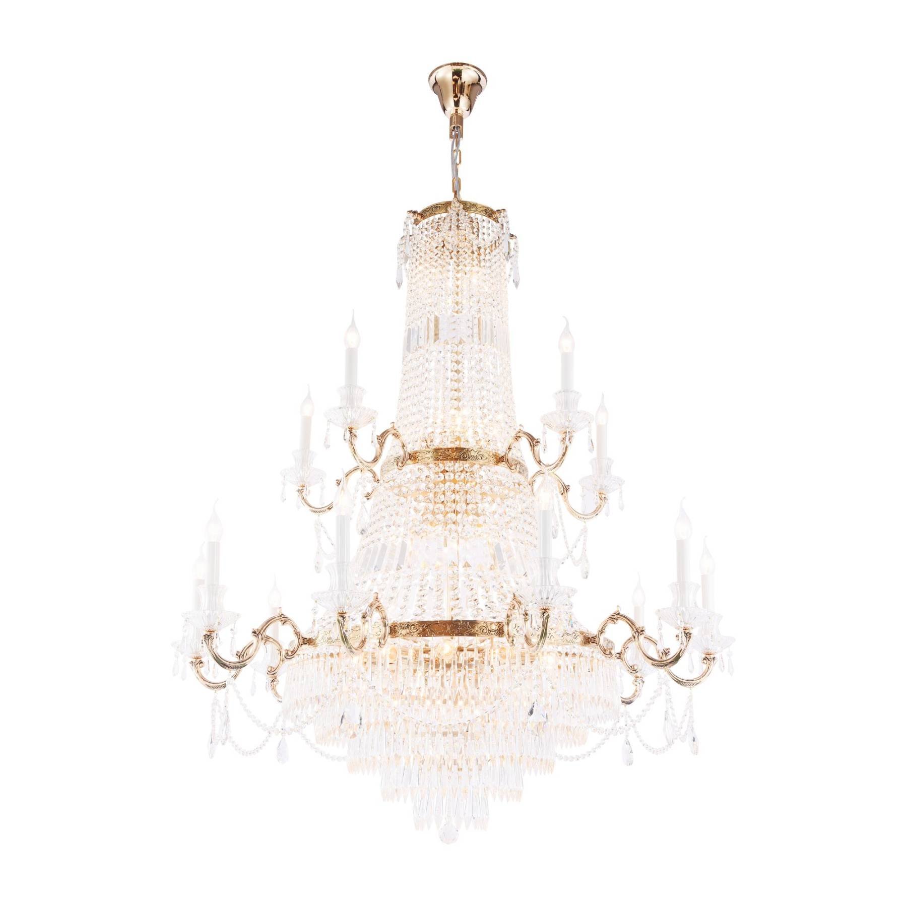 DIA890-PL-42-G Подвесная хрустальная люстра Palace Maytoni DIA890-PL-42-G