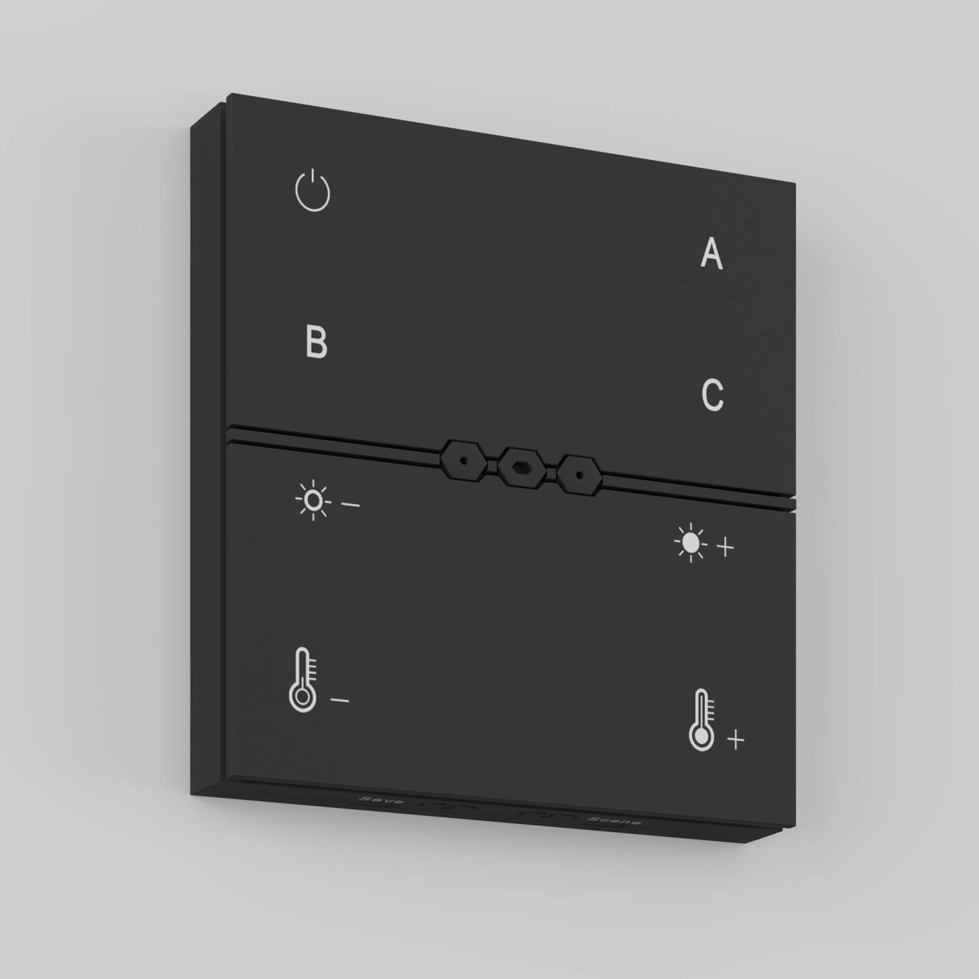 Беспроводная панель управления освещением Maytoni DRC034-8-B