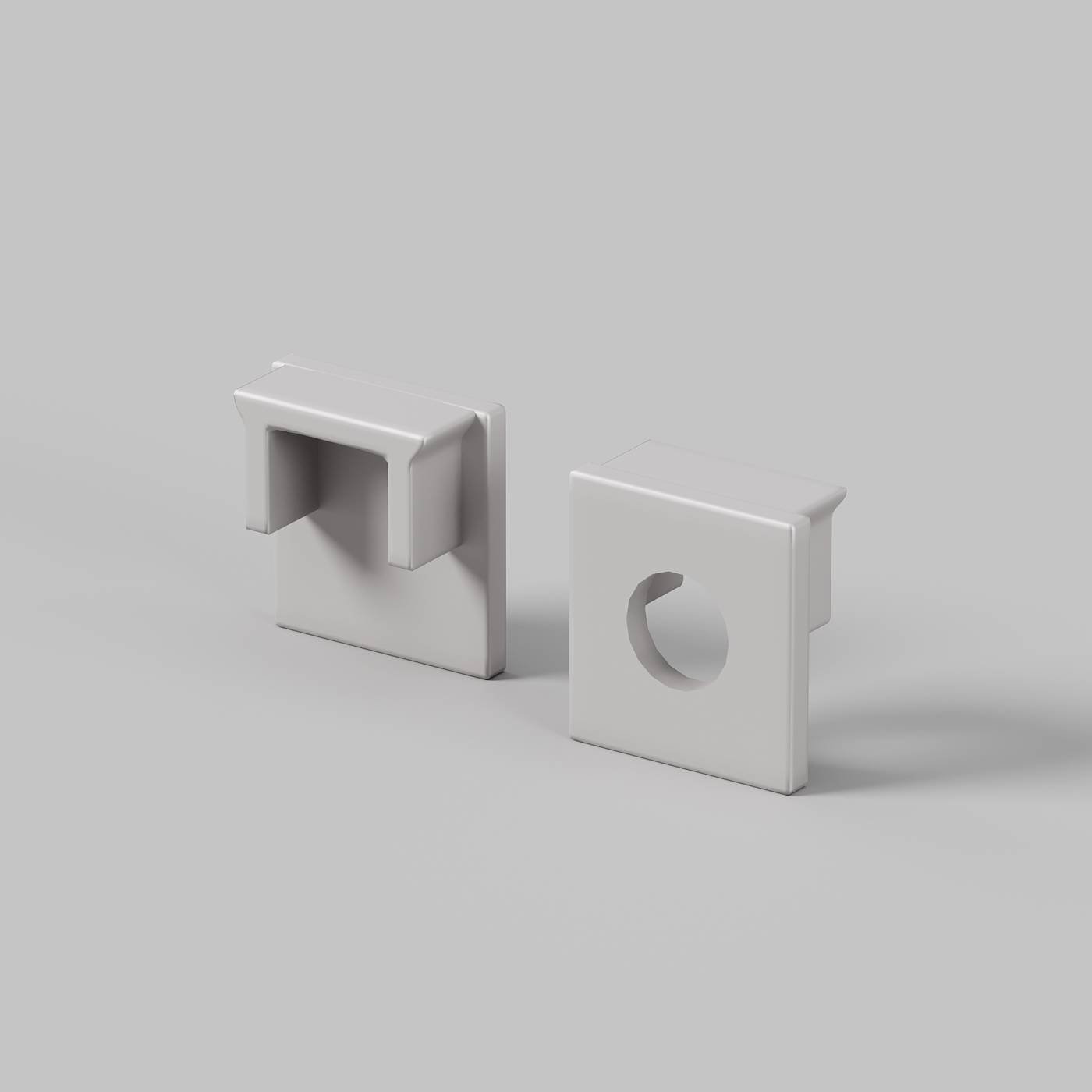 Комплект заглушек (для профиля 53х13) 10 шт., Maytoni Встраиваемый со скрытым фланцем профиль 642067