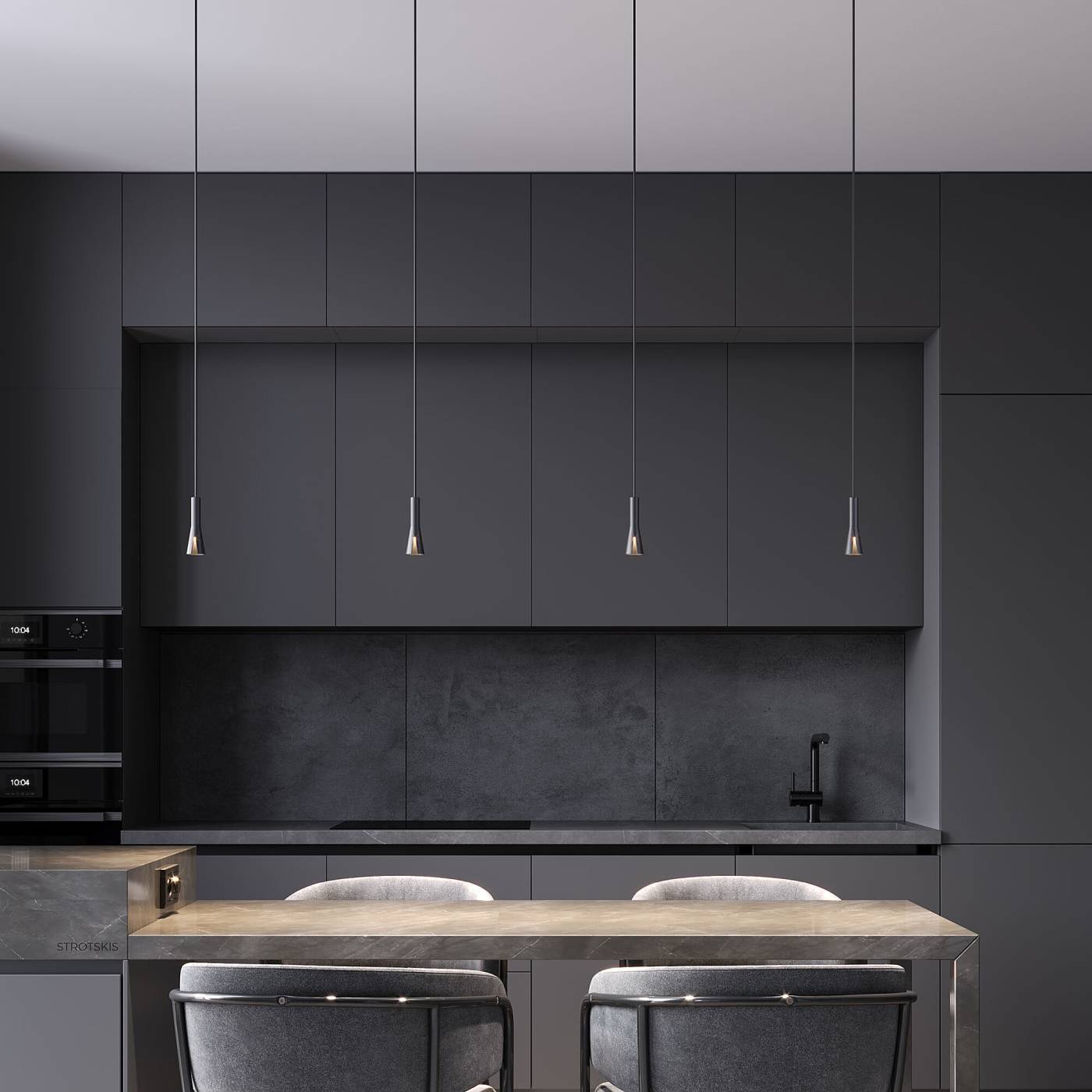 50311 LED 5W 4000K черный Светильник подвесной Elektrostandard Pino 50311 LED 5W 4000K черный