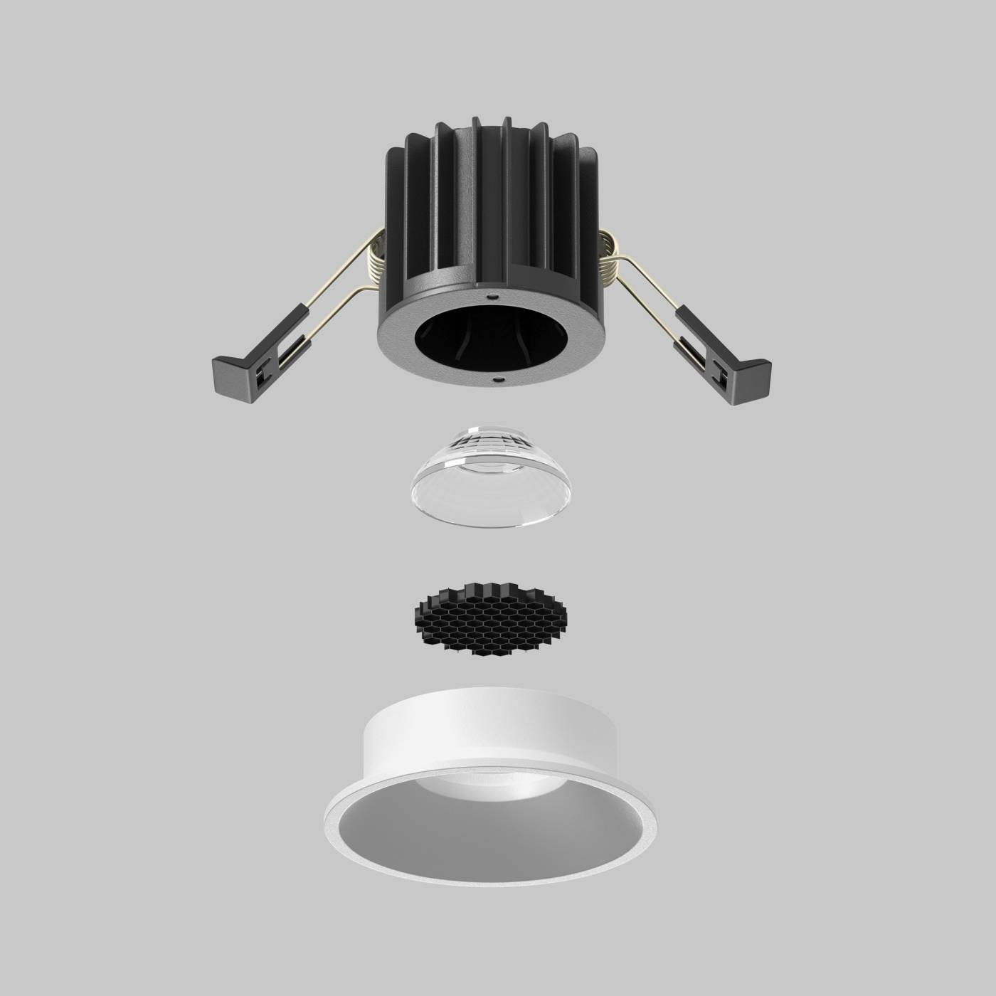 DL058-7W2.7K-W Встраиваемый светильник Maytoni Round DL058-7W2.7K-W