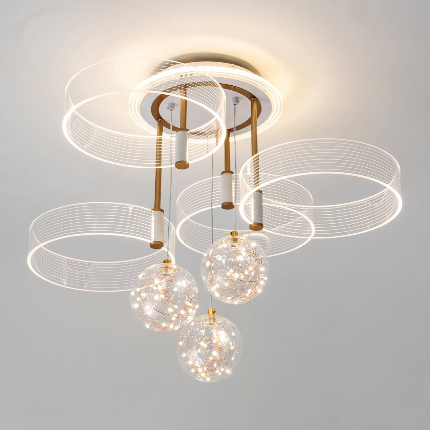 L1040-750 WT Потолочная люстра L LED4U L1040-750 WT