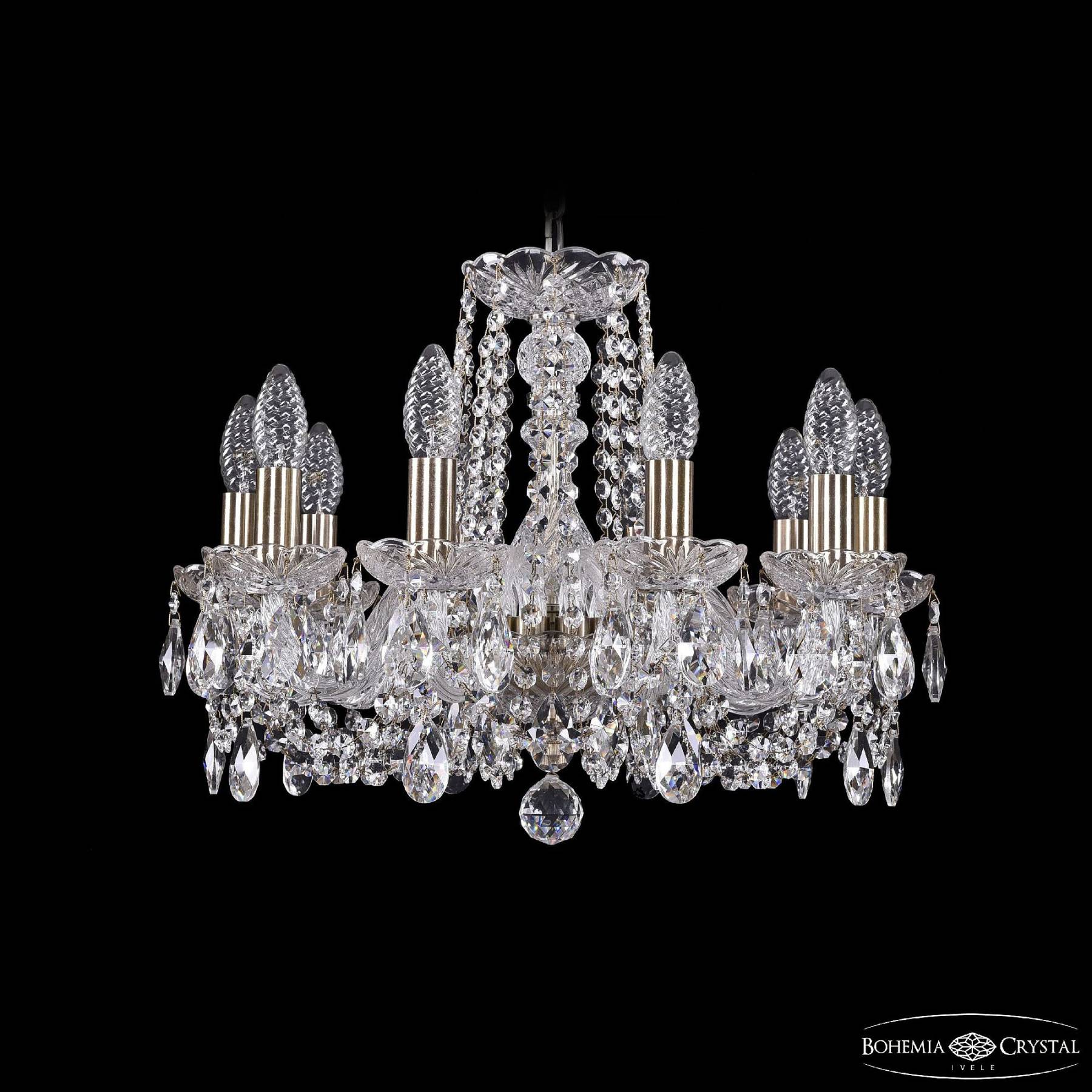 1402/10/160 Pa Подвесная хрустальная люстра 1402 Bohemia 1402/10/160 Pa