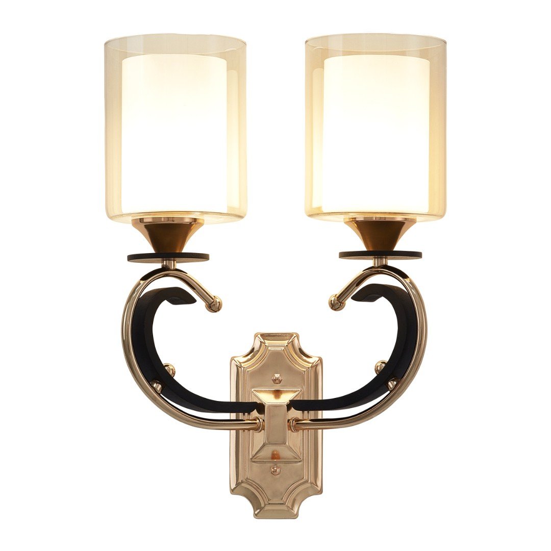 Настенное бра Arte Milano Florentia-2237 302237/2W Bk/Gd