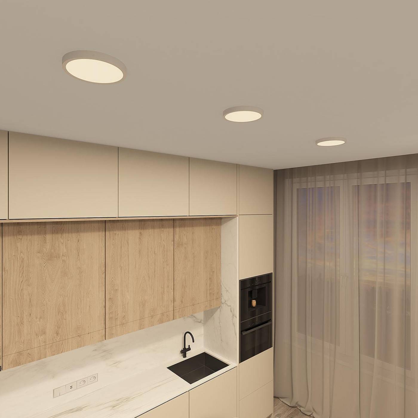 DK6520-WH Светильник потолочный Denkirs Thin DK6520-WH