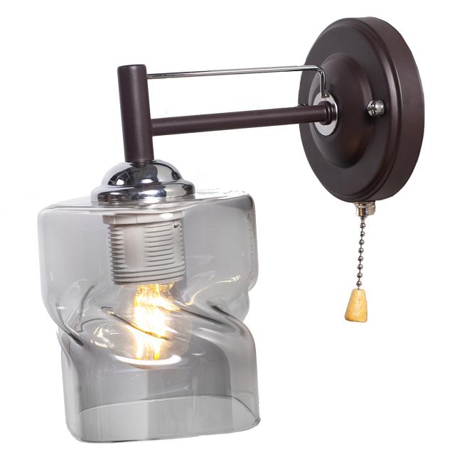 MD.4237-1-W BR+CH Настенное бра IMEX MD.4237-1-W BR+CH