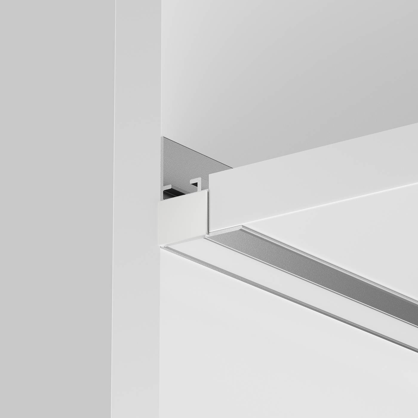 642053 Комплект заглушек (для профиля 26х30) 2 шт., Maytoni Встраиваемый с накладным фланцем профиль 642053