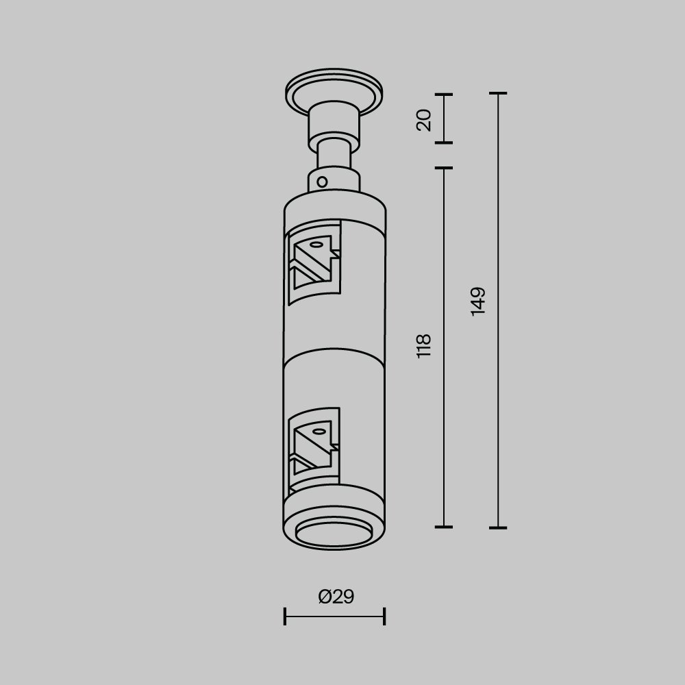 Крепление настенное Wall двойное Flarity Maytoni Accessories for tracks Flarity TRA155CW-D1-B