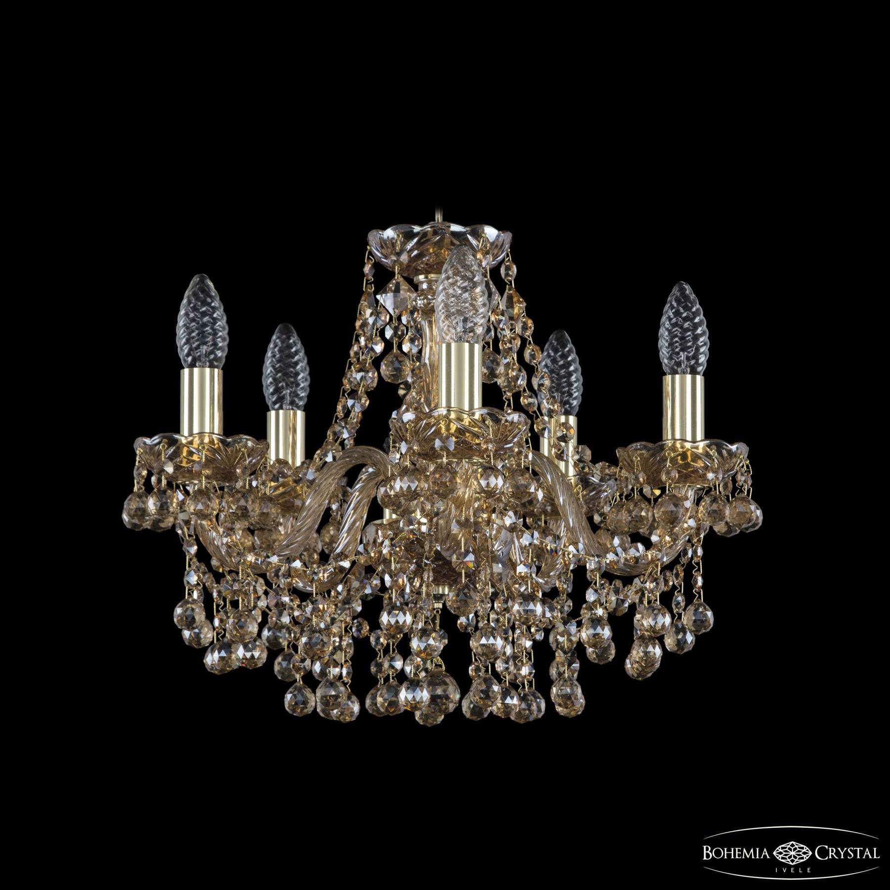 1409/5/141 G M721 Подвесная хрустальная люстра 1409 Bohemia 1409/5/141 G M721