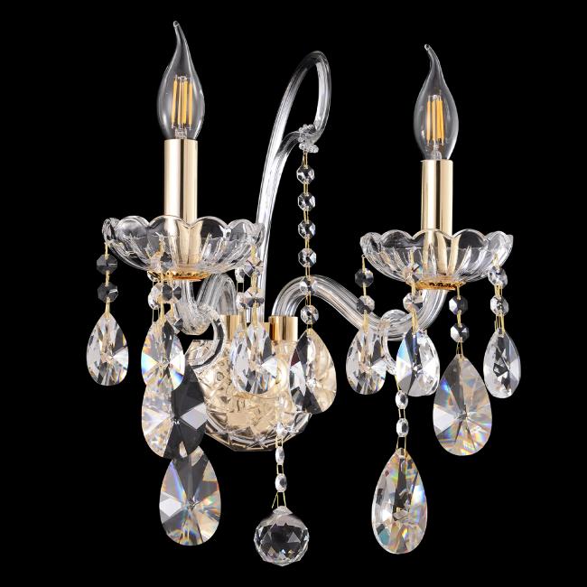 MONICA AP2 GOLD Настенное бра Crystal Lux Monica MONICA AP2 GOLD