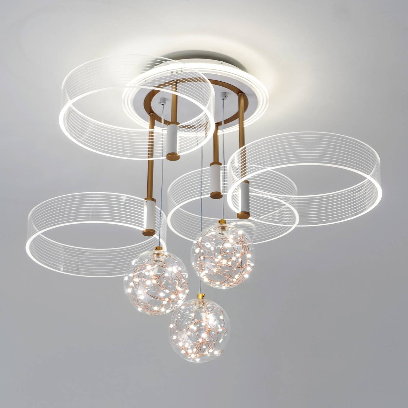 L1040-750 WT Потолочная люстра L LED4U L1040-750 WT