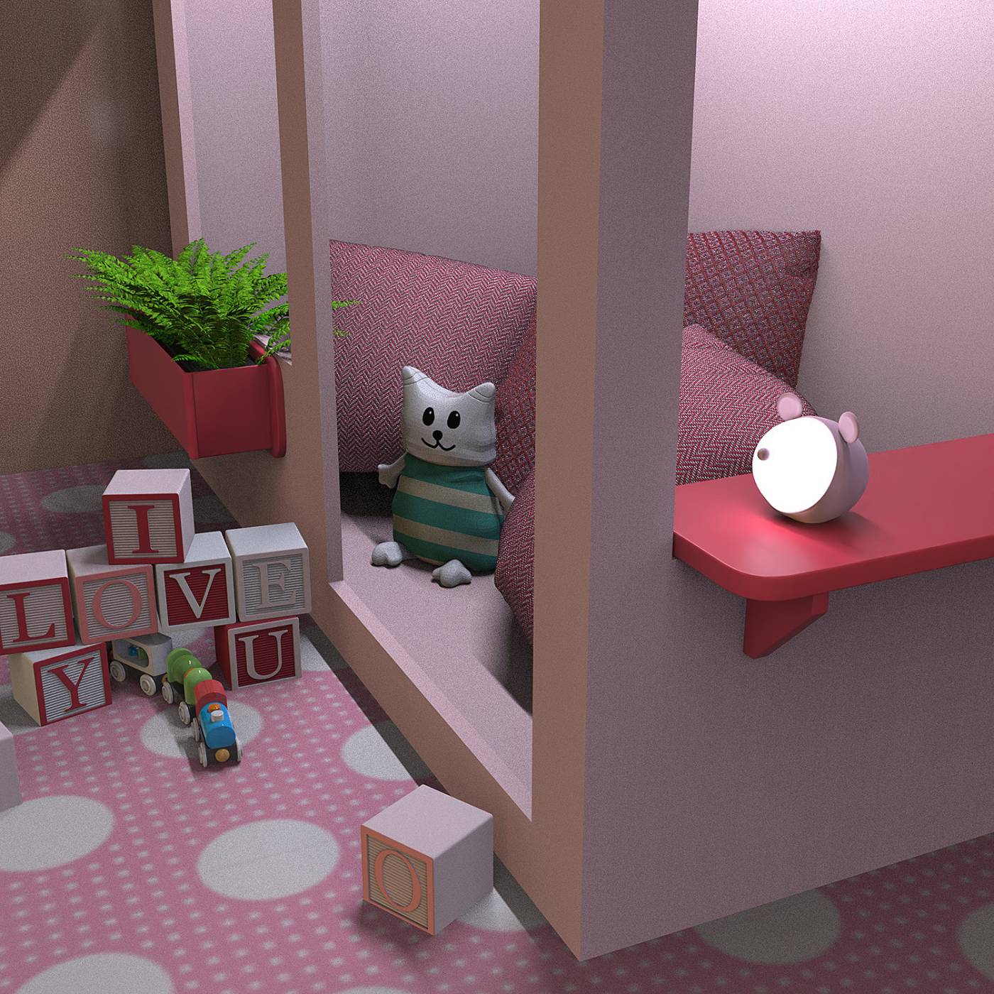 Детский ночник Gauss NN7024