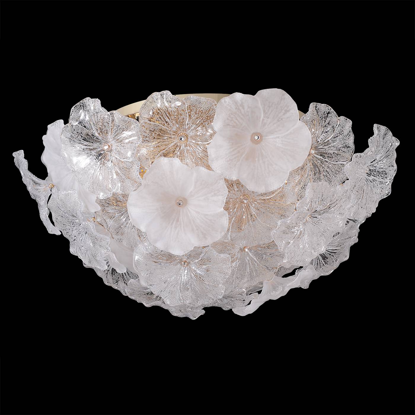 MAGNOLIA PL12 GOLD Потолочная люстра MAGNOLIA Crystal Lux MAGNOLIA PL12 GOLD
