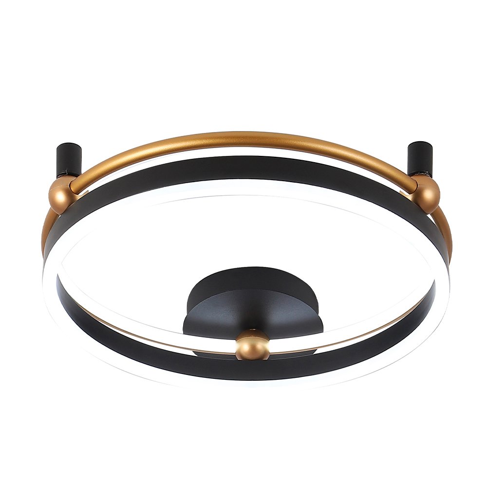 FERNANDO PL48W LED BLACK/GOLD Потолочная люстра Crystal Lux Fernando FERNANDO PL48W LED BLACK/GOLD