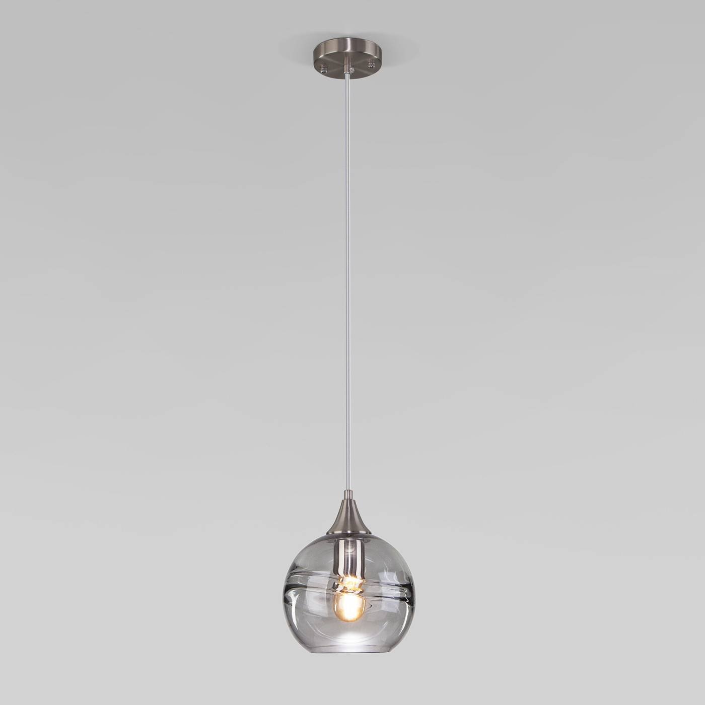 50221/1 дымчатый Светильник подвесной Eurosvet Lotus 50221/1 дымчатый