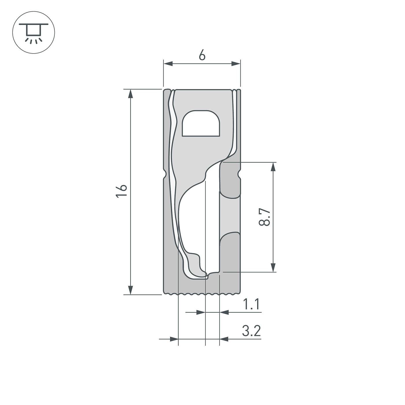 Профиль Arlight Wph 045788