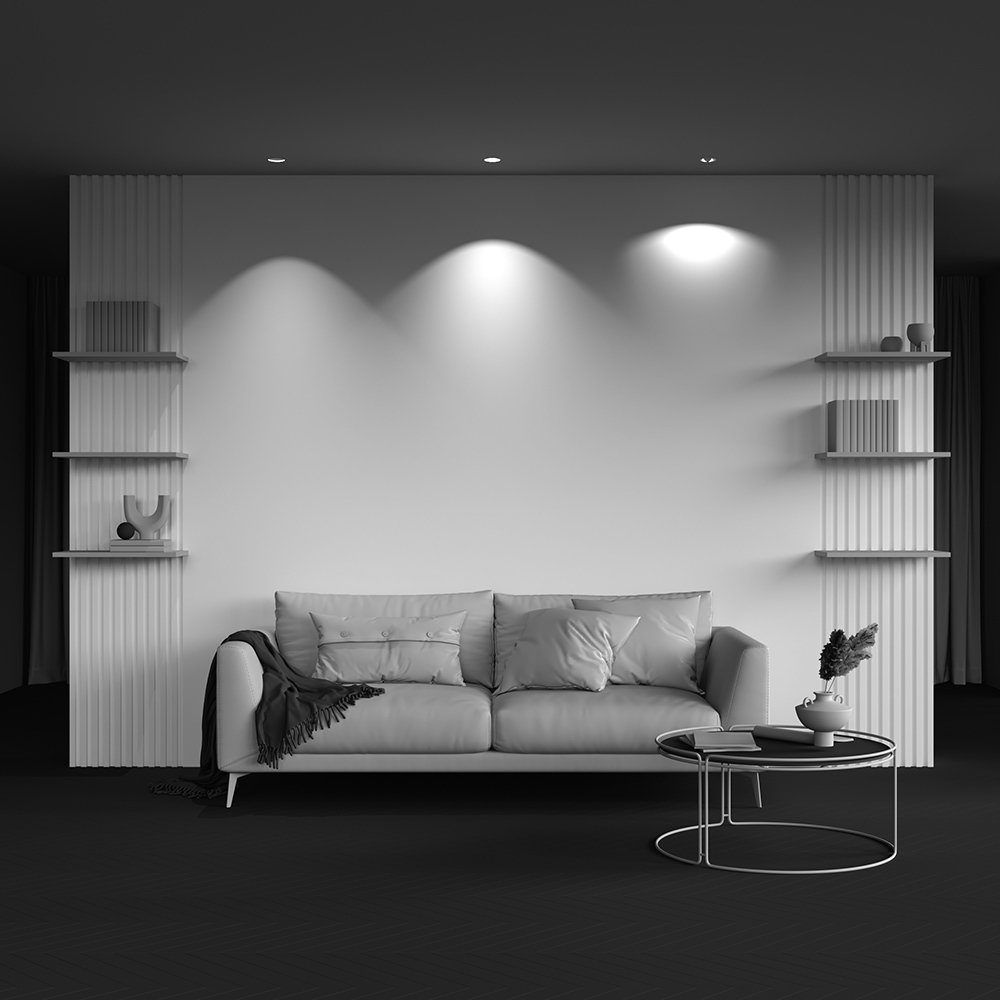 DL127-8W3K-TRS-W Встраиваемый светильник Focus LED mini Maytoni DL127-8W3K-TRS-W