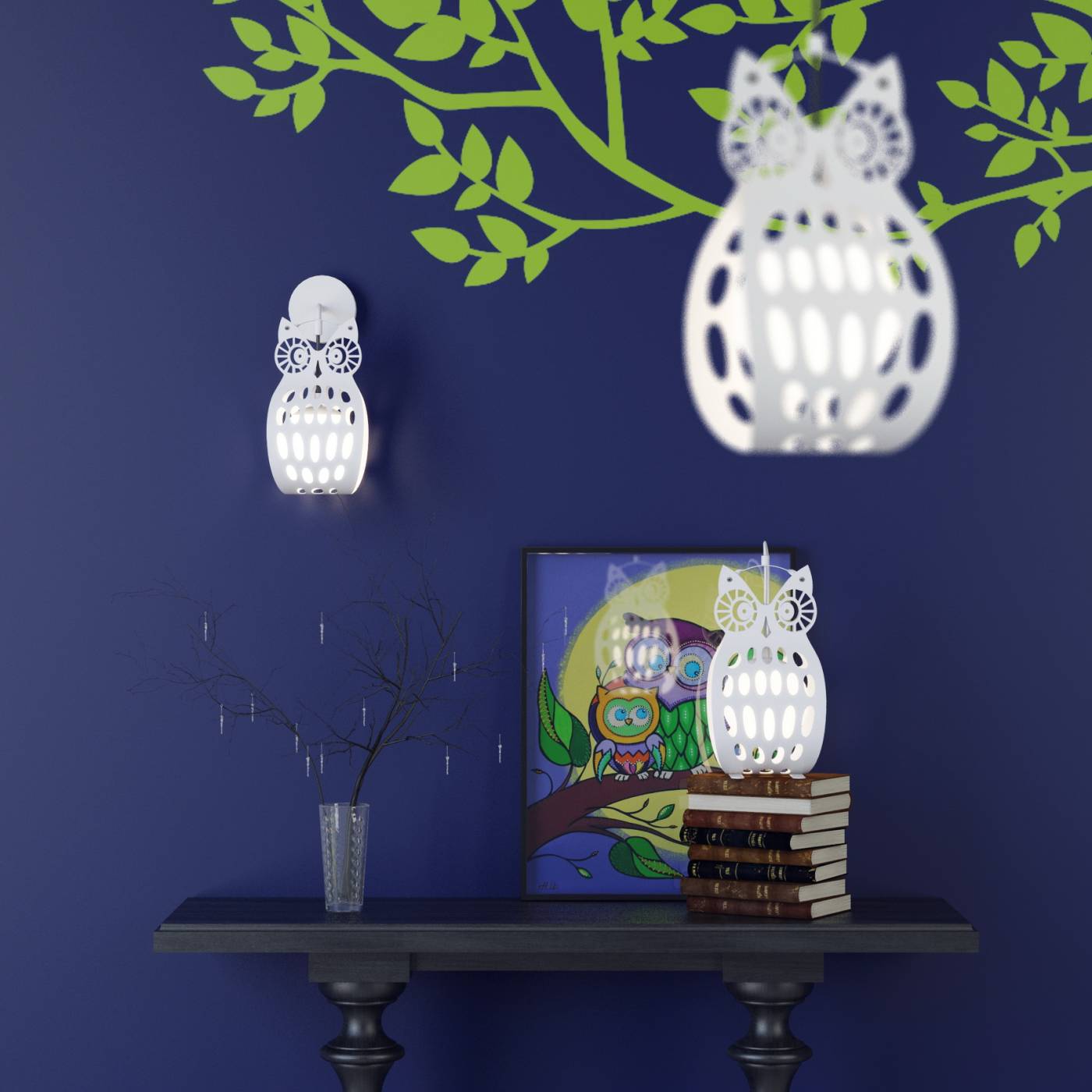 4006/1 Подвесной светильник с бабочками Ulvin 4006/1 Odeon Light