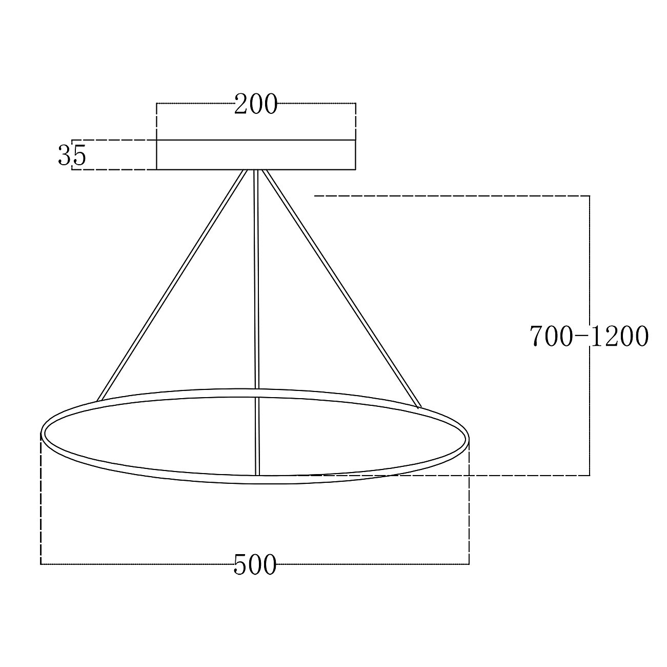 Подвесная люстра Escada Euler 10228/1LED