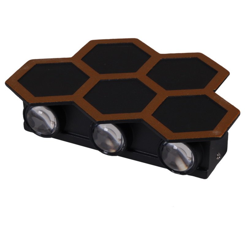 Настенный светильник Reluce 86222-9.2-005U LED5*1W BK+GD