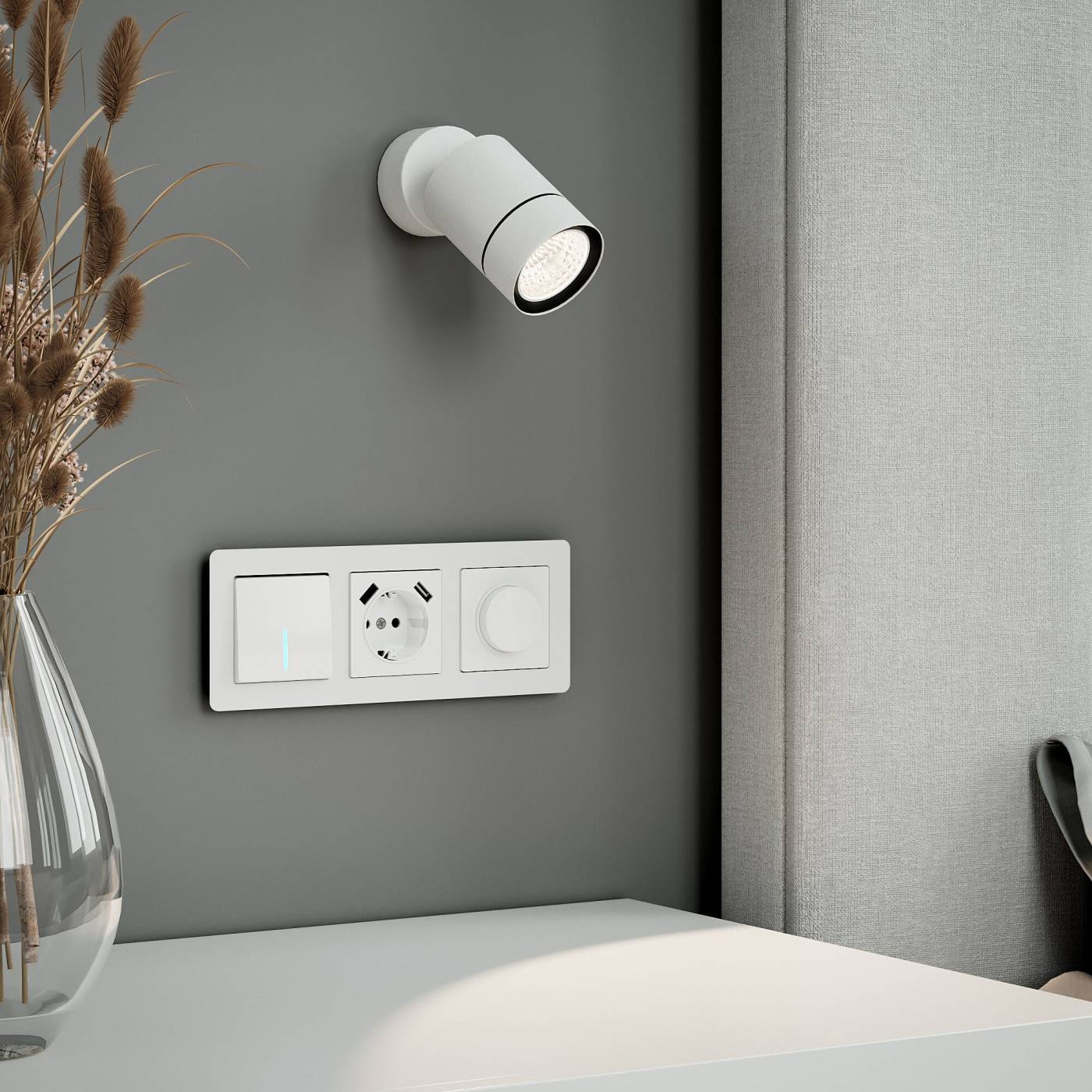 Светильник спот Elektrostandard Niro 25013/01 GU10 белый