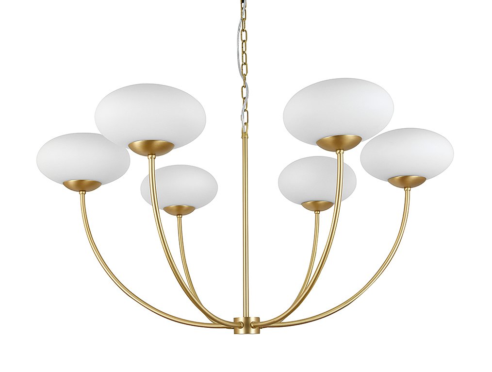 Подвесная люстра Newport Karina 3916/С brass